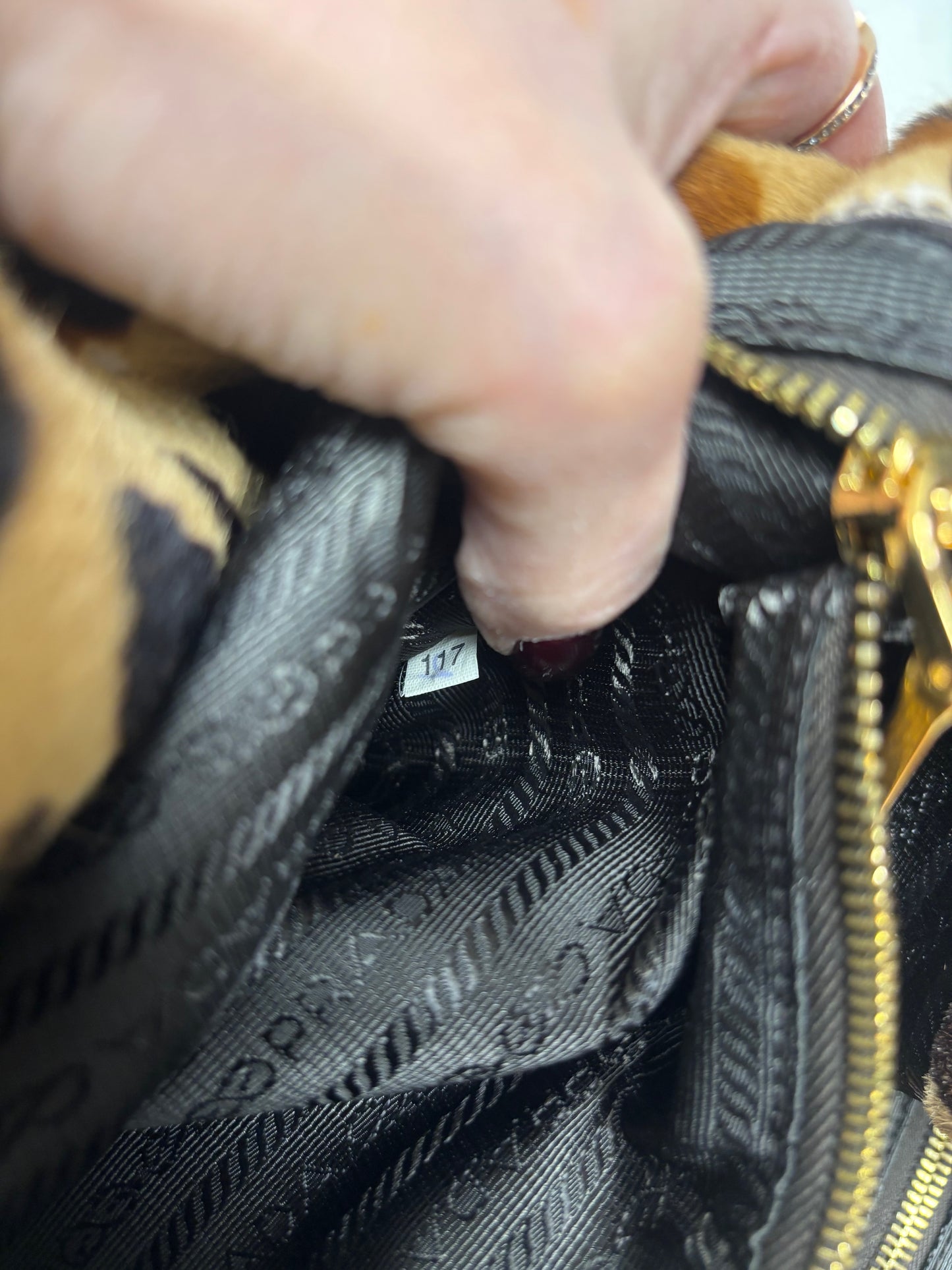 PRADA Sac Cabas Léopard