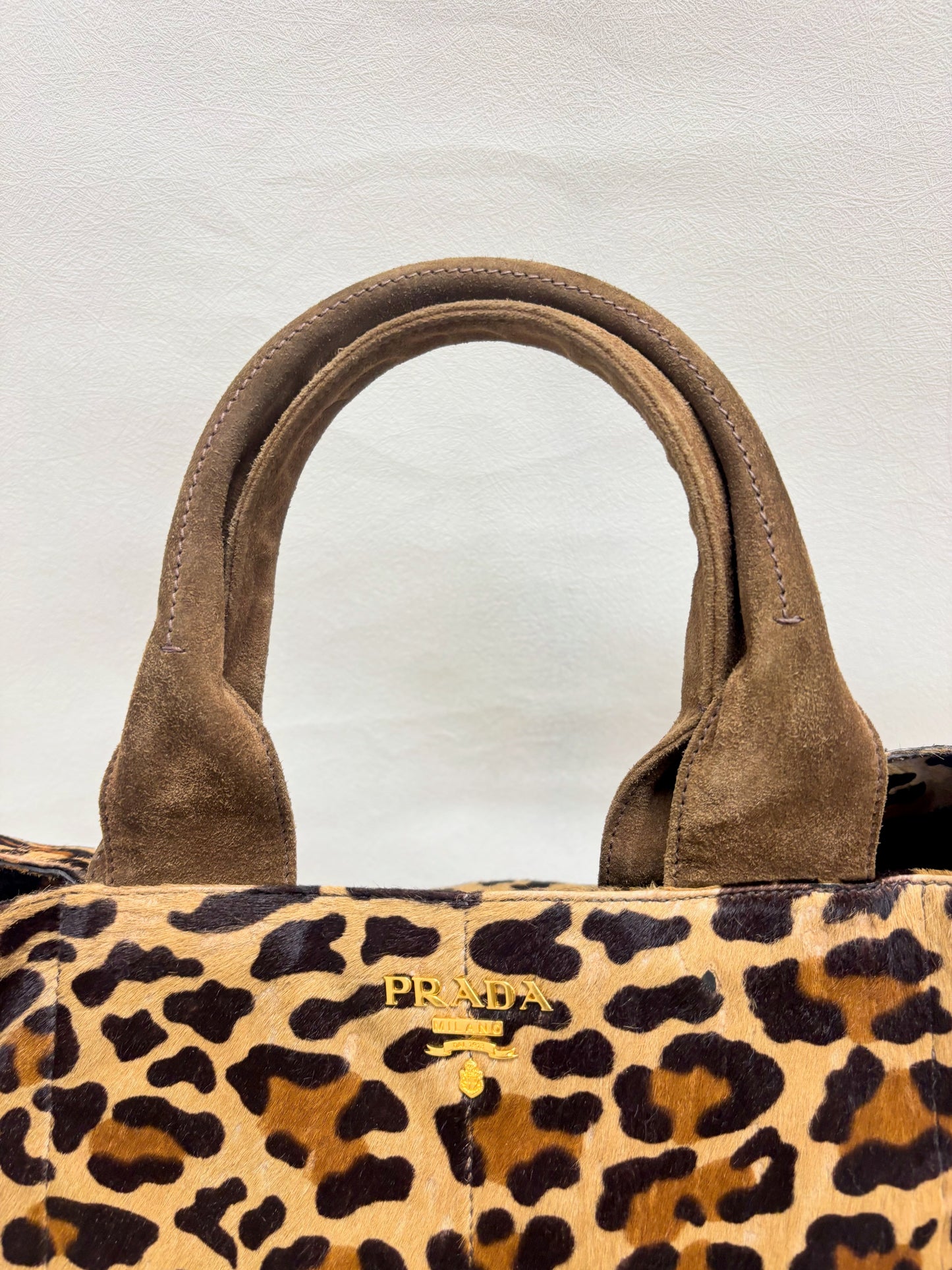 PRADA Sac Cabas Léopard