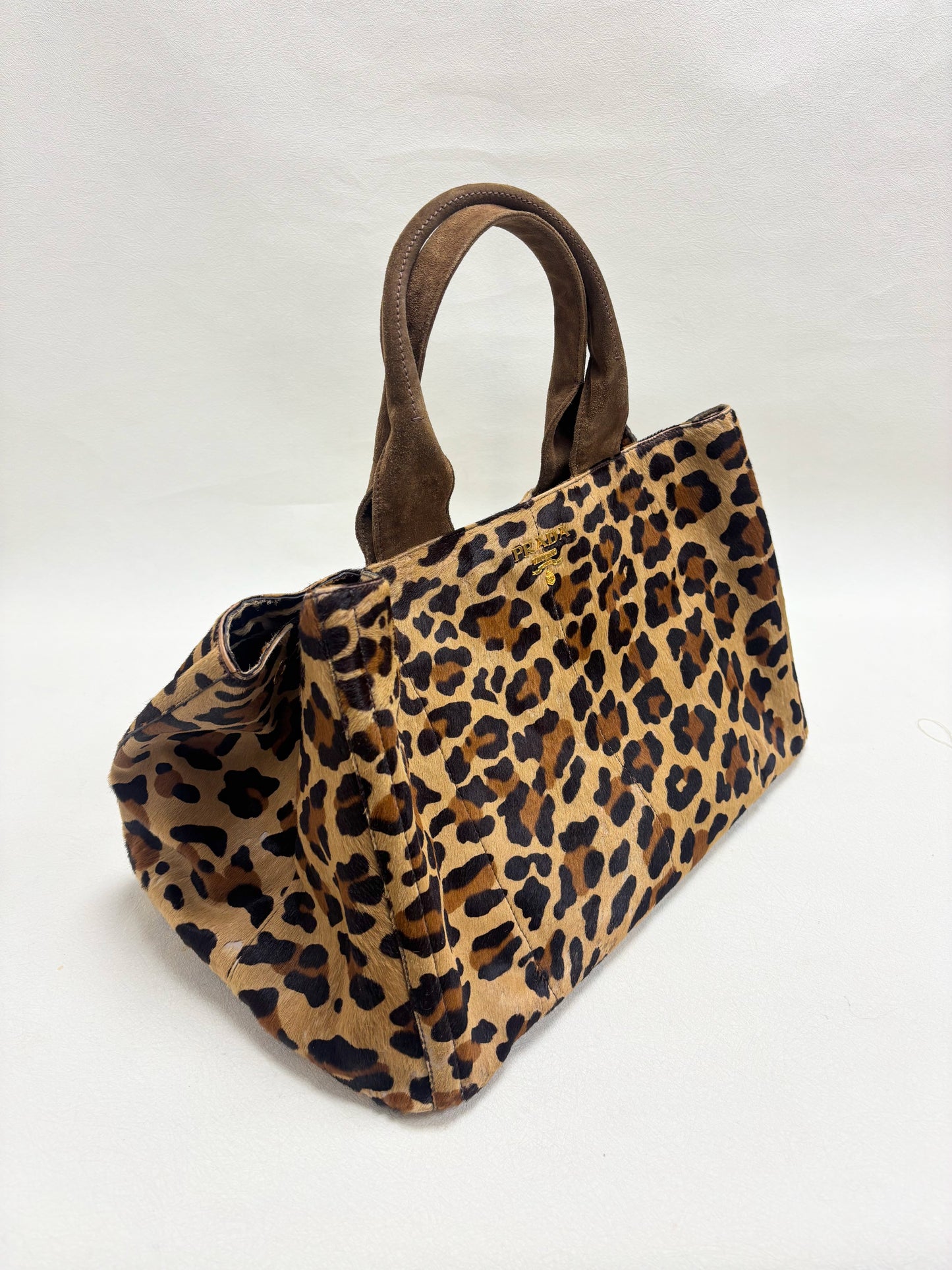 PRADA Sac Cabas Léopard