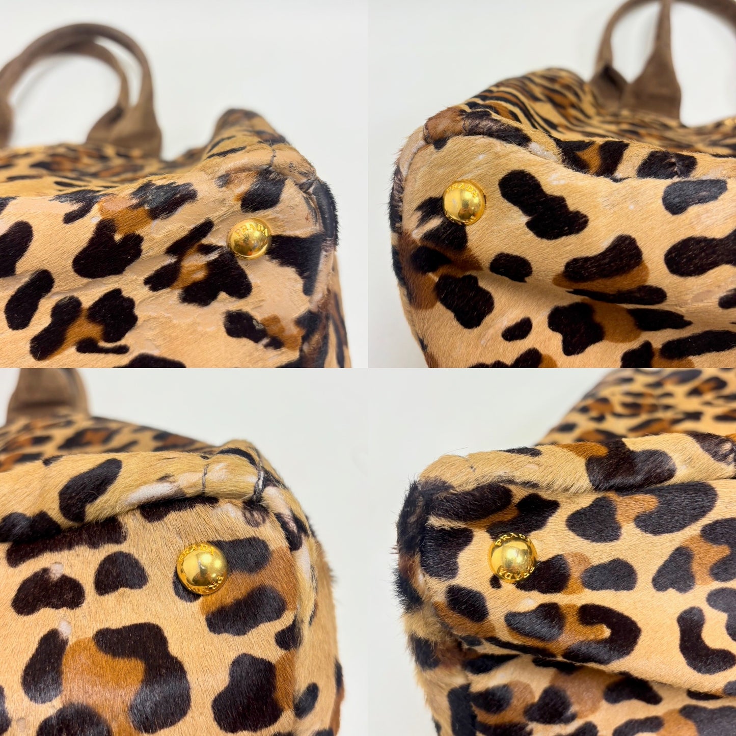 PRADA Sac Cabas Léopard