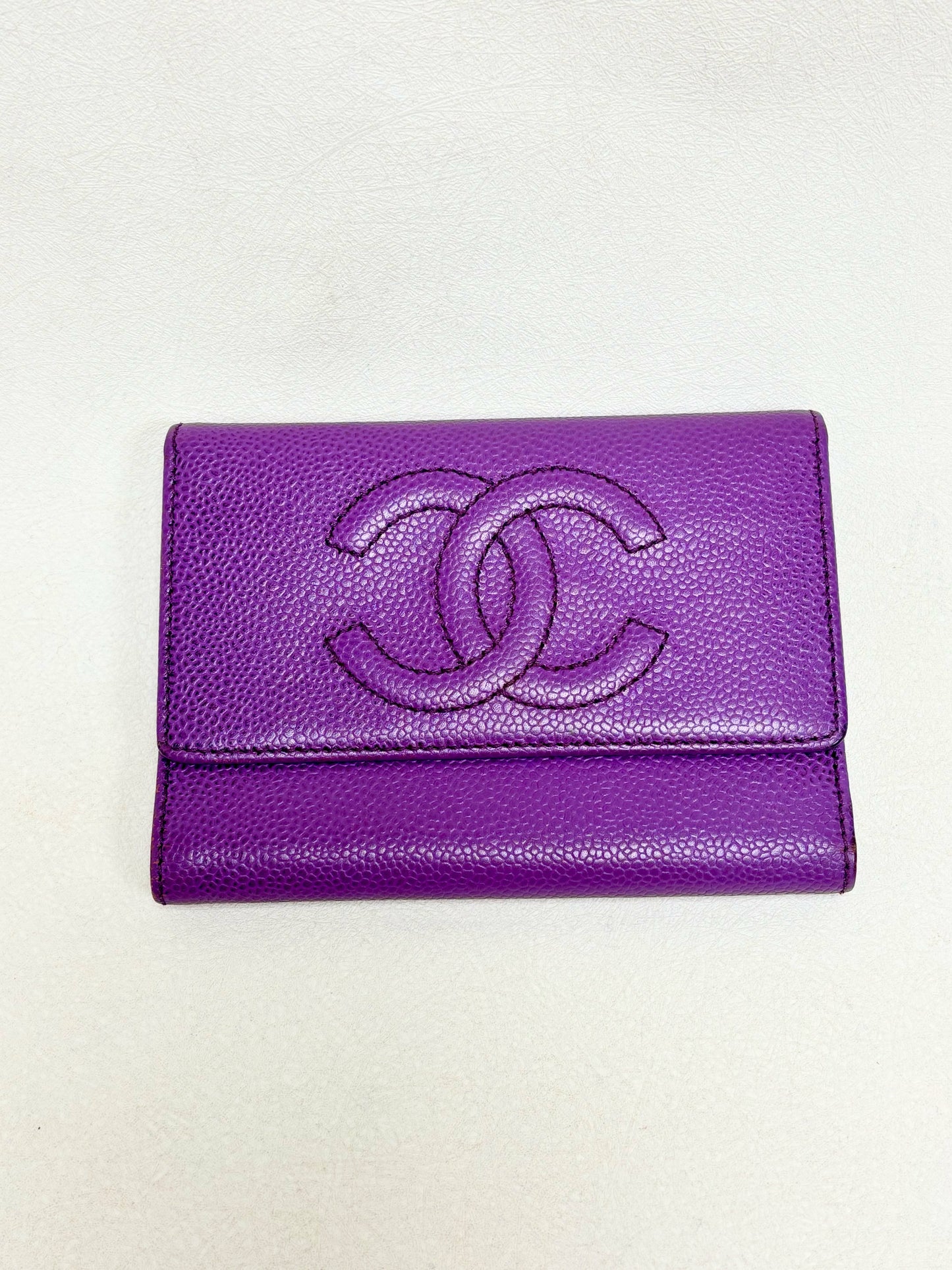 Portafoglio in denim CHANEL