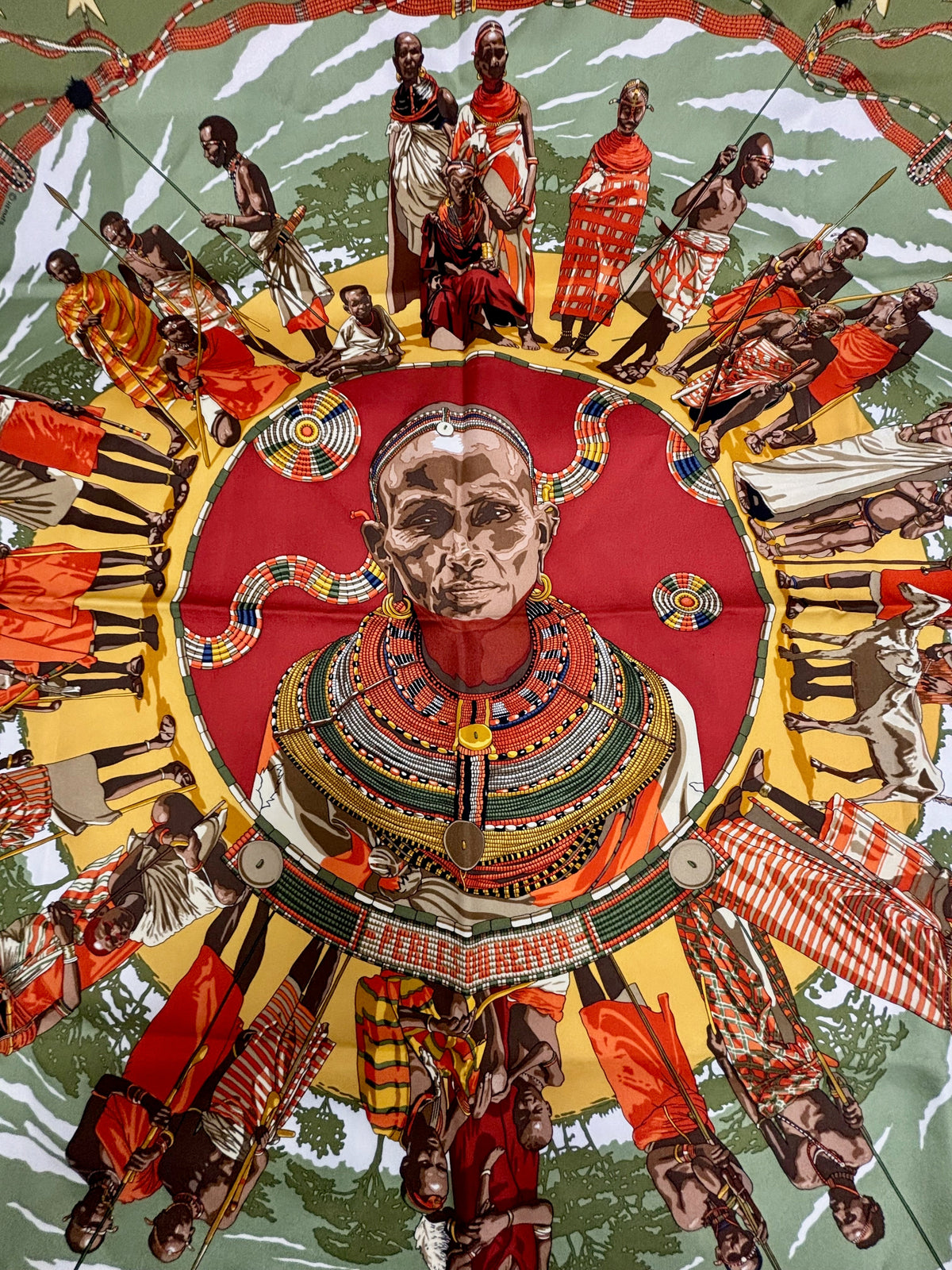 HERMÈS Carré Perles du Kenya