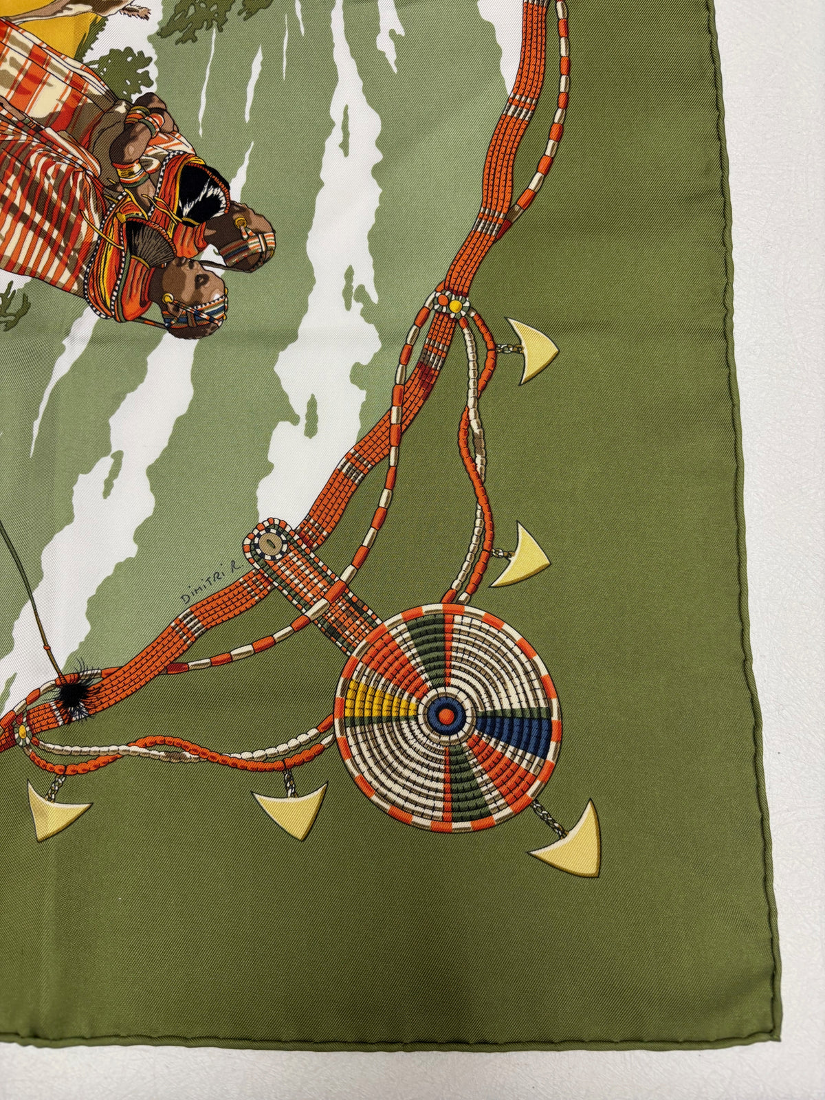 HERMÈS Carré Perles du Kenya