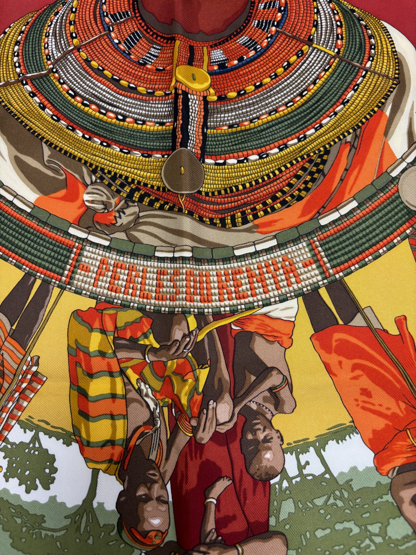 HERMÈS Carré Perles du Kenya