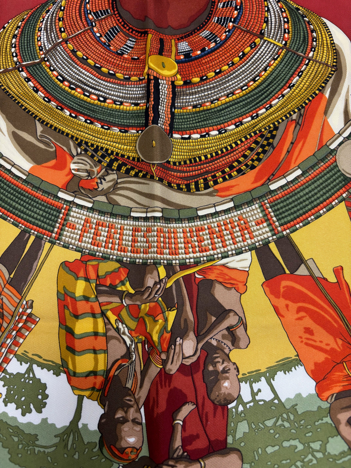HERMÈS Carré Perles du Kenya