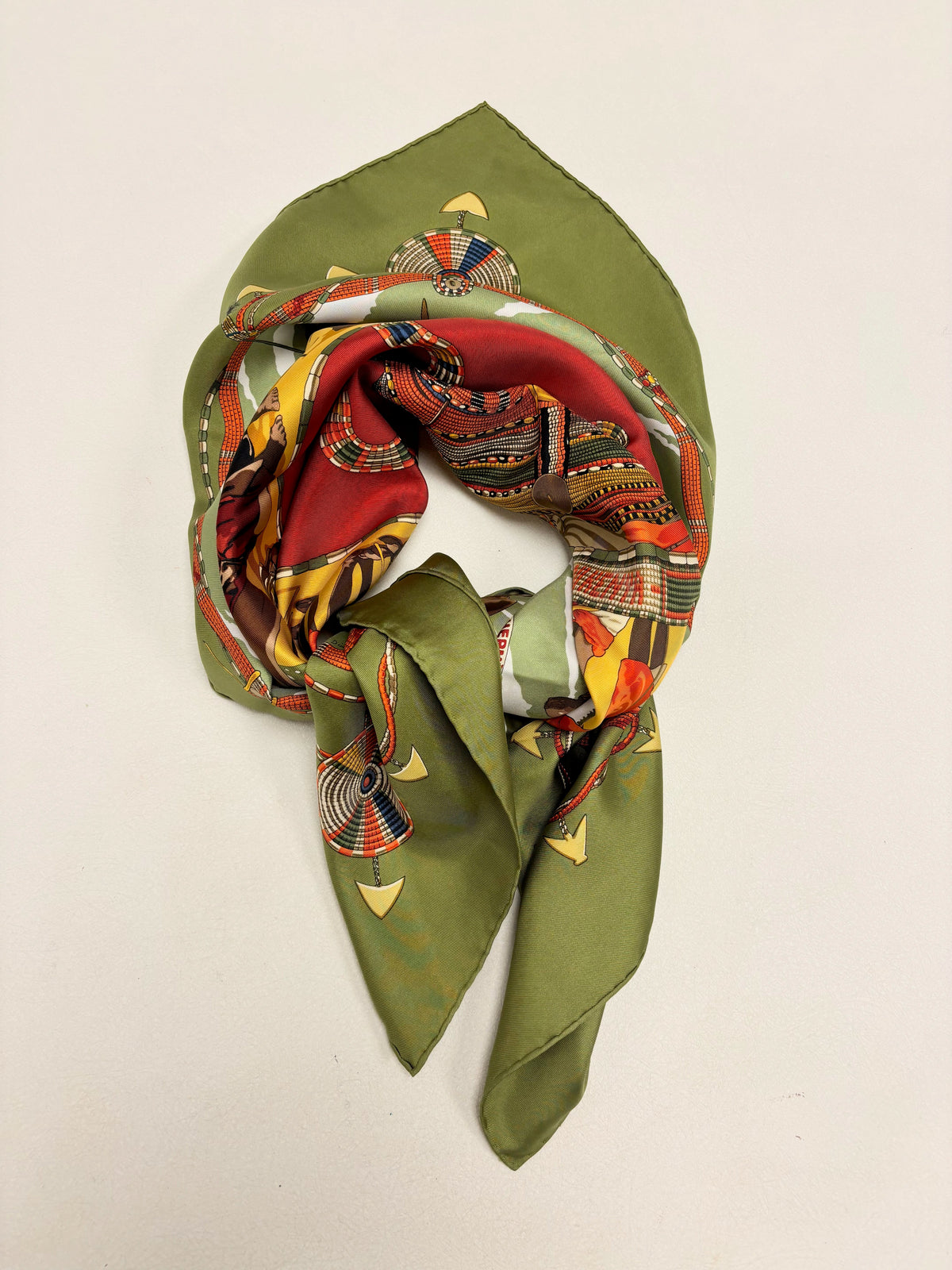 HERMÈS Carré Perles du Kenya