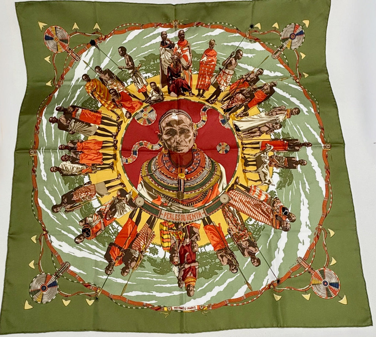 HERMÈS Carré Perles du Kenya