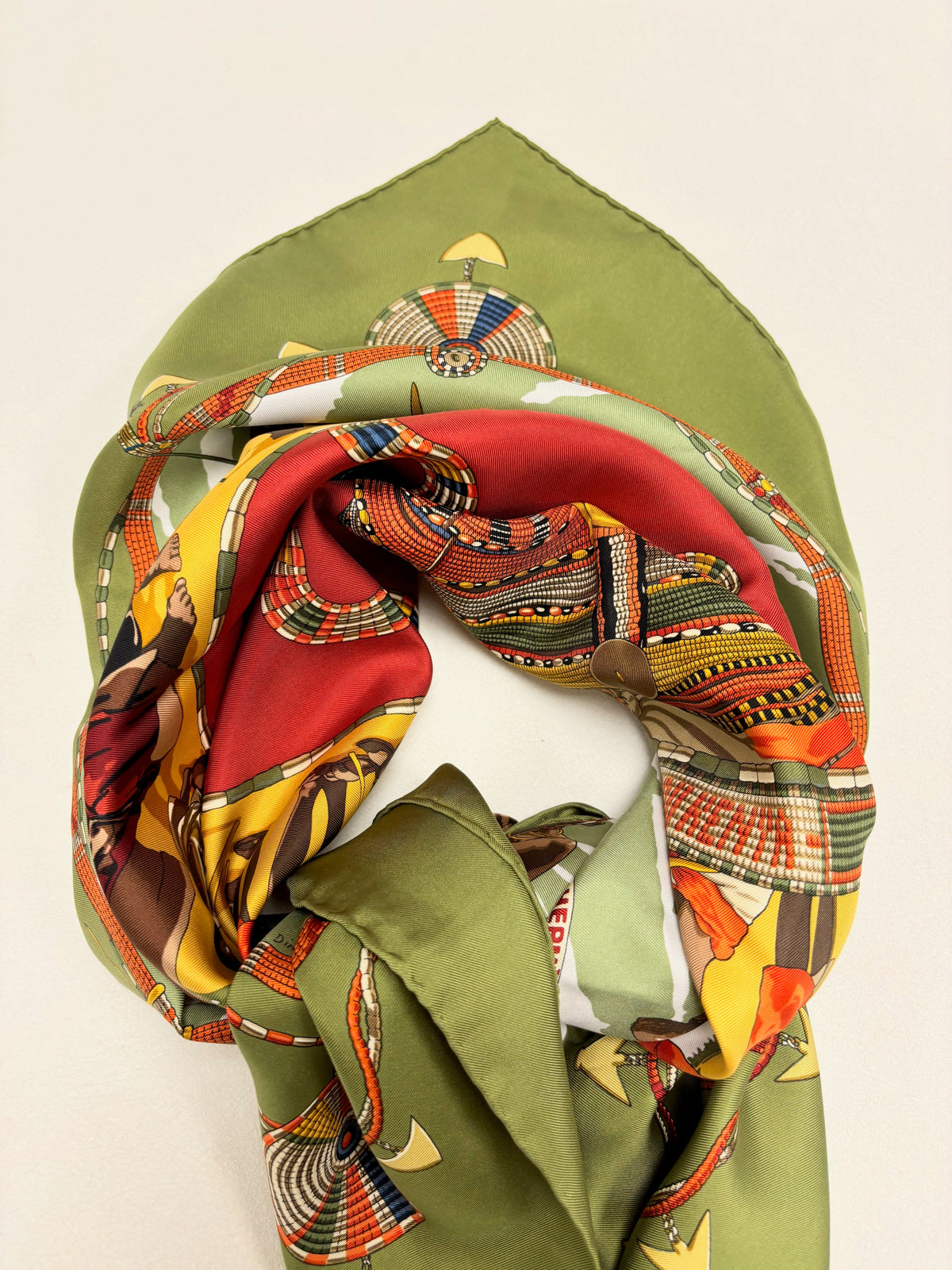 HERMÈS Carré Perles du Kenya