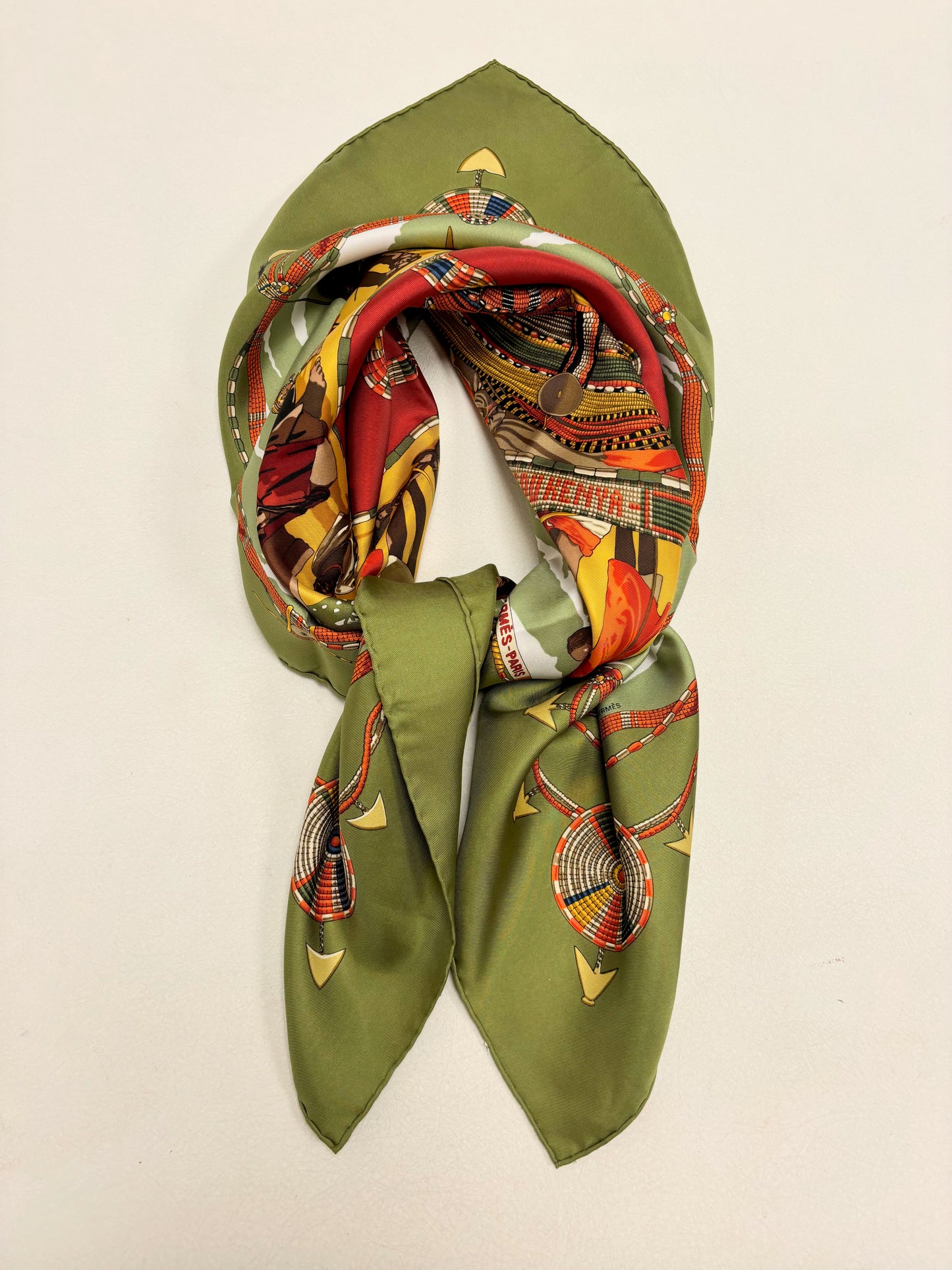 HERMÈS Carré Perles du Kenya