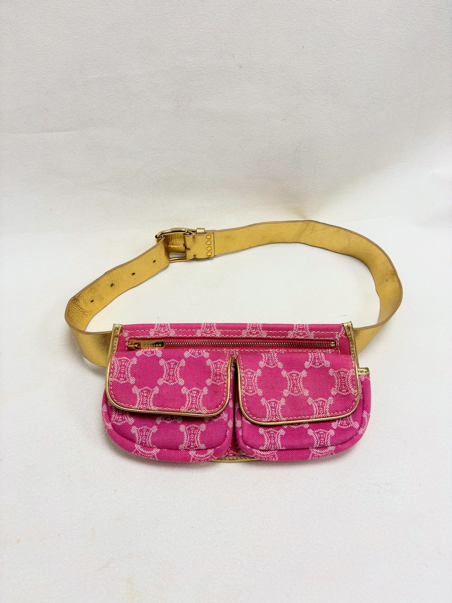 CÉLINE Sac Ceinture Macadam