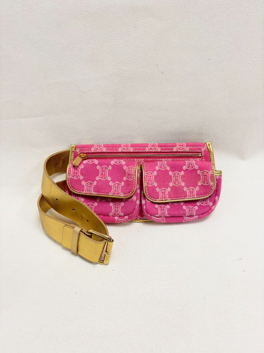 CÉLINE Sac Ceinture Macadam