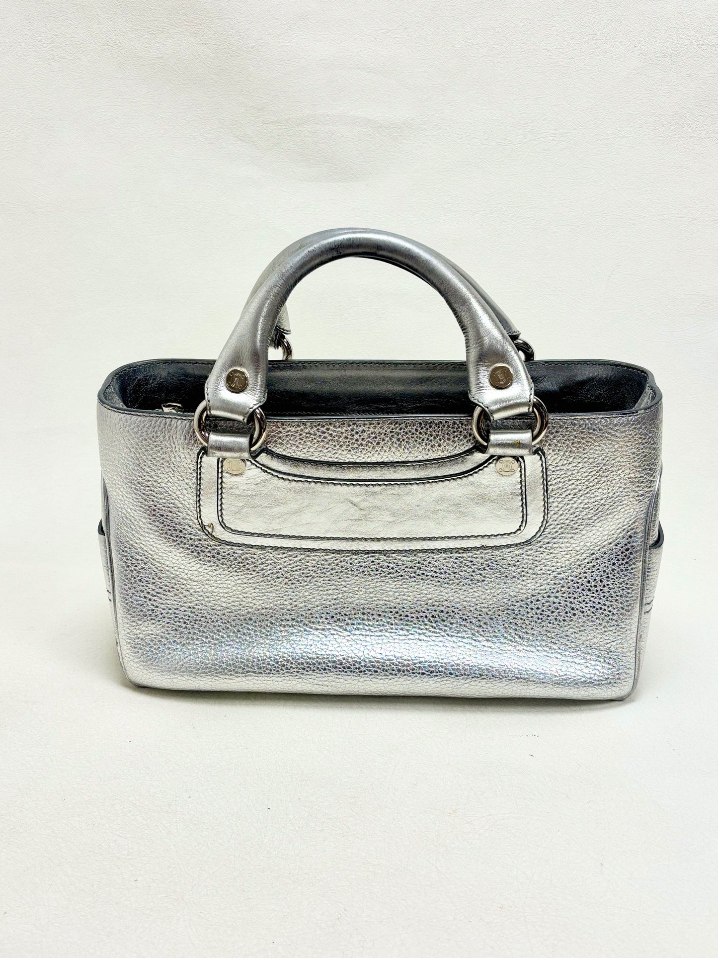 CÉLINE Sac Boogie Argent