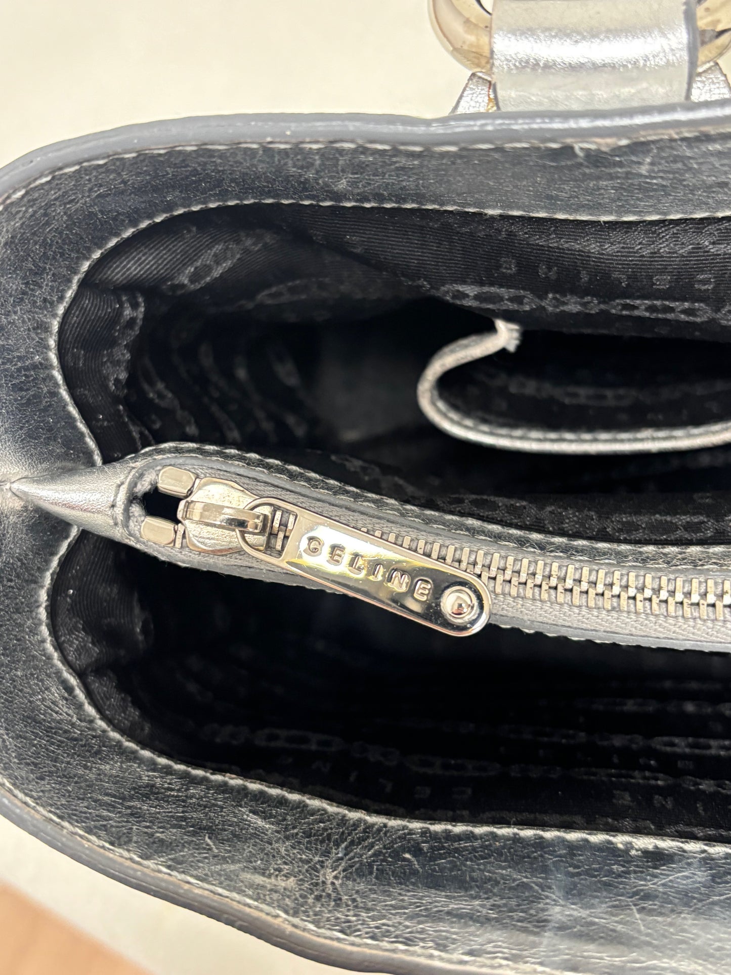 CÉLINE Sac Boogie Argent
