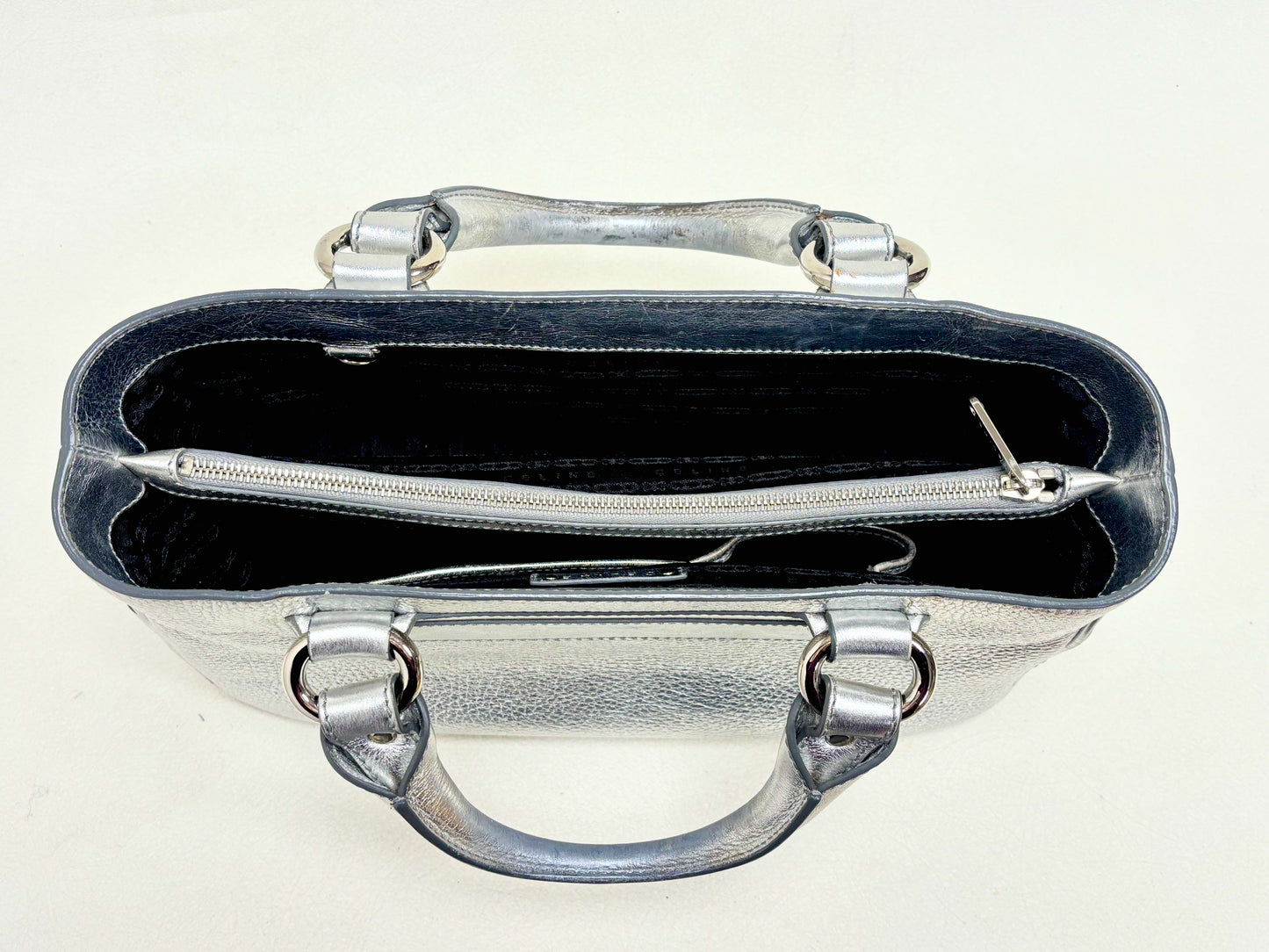 CÉLINE Sac Boogie Argent