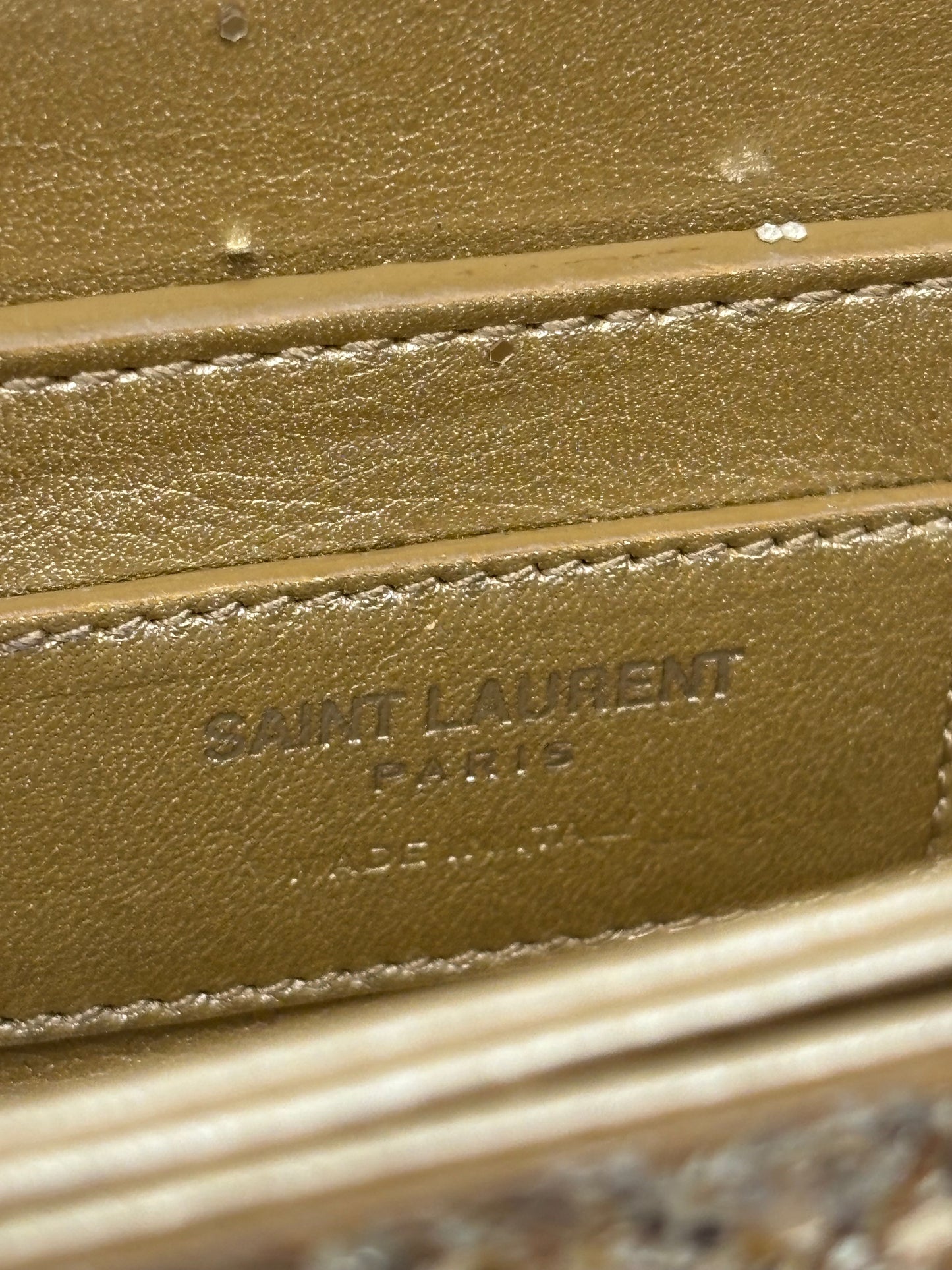 SAINT LAURENT Sac Lulu Glitter