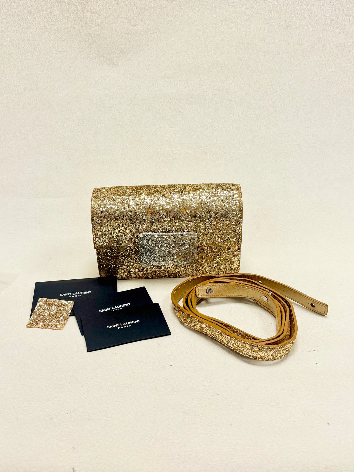 SAINT LAURENT Sac Lulu Glitter