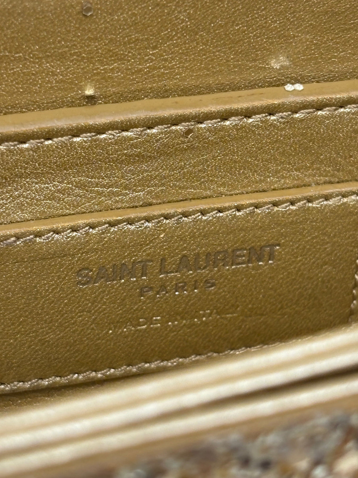 SAINT LAURENT Sac Lulu Glitter