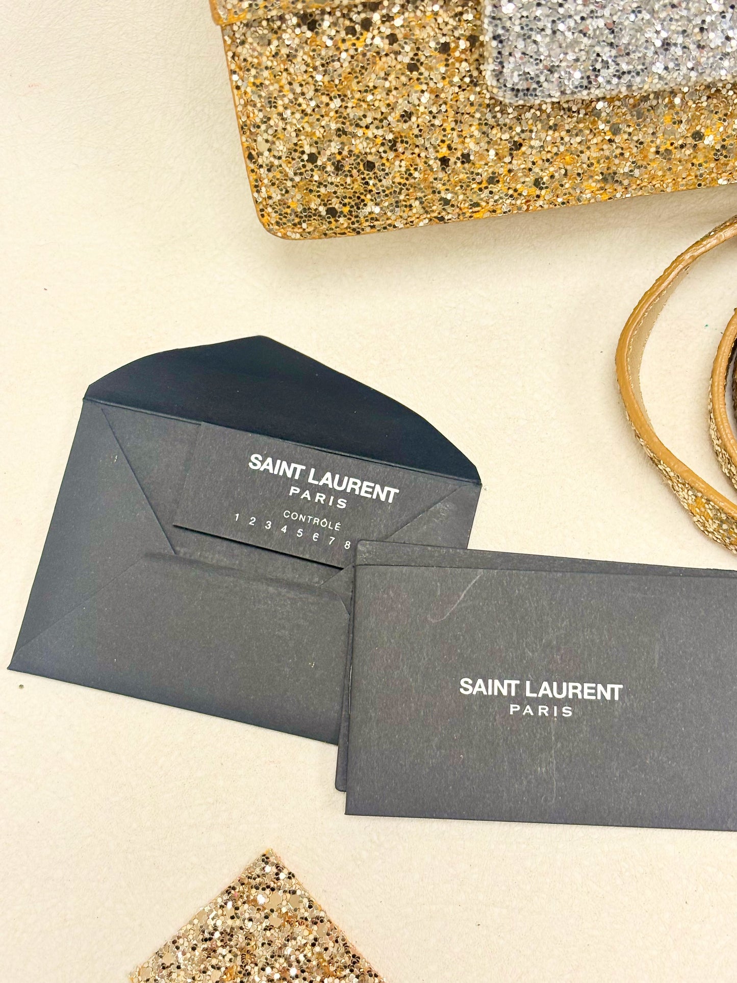 SAINT LAURENT Sac Lulu Glitter