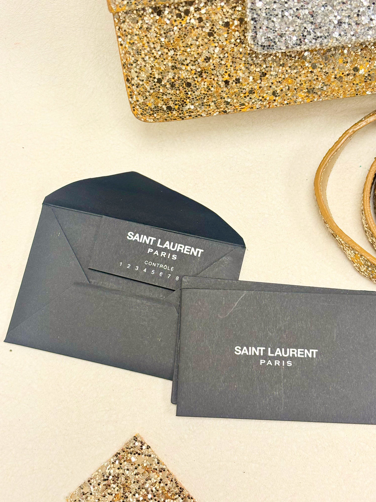 SAINT LAURENT Sac Lulu Glitter