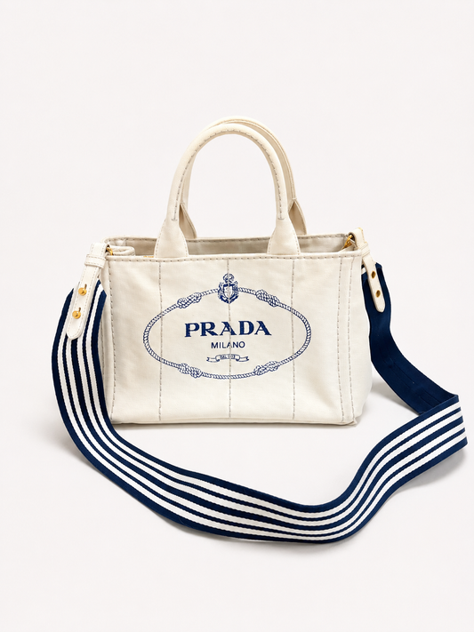 PRADA Sac Canapa denim