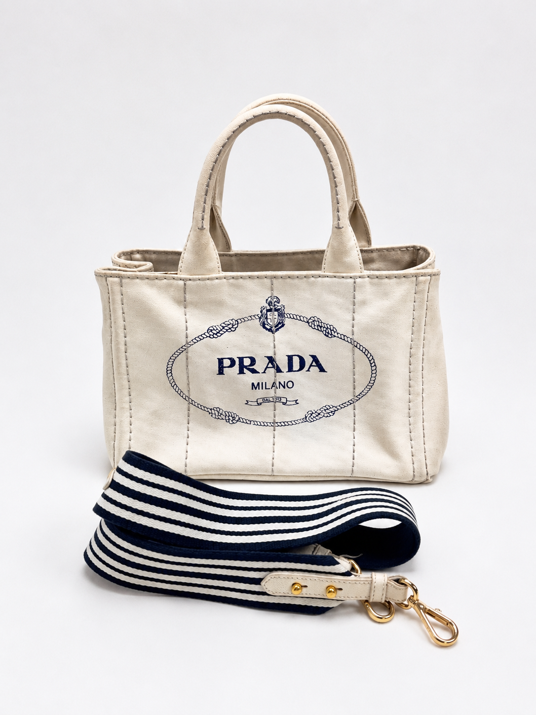 PRADA Sac Canapa denim
