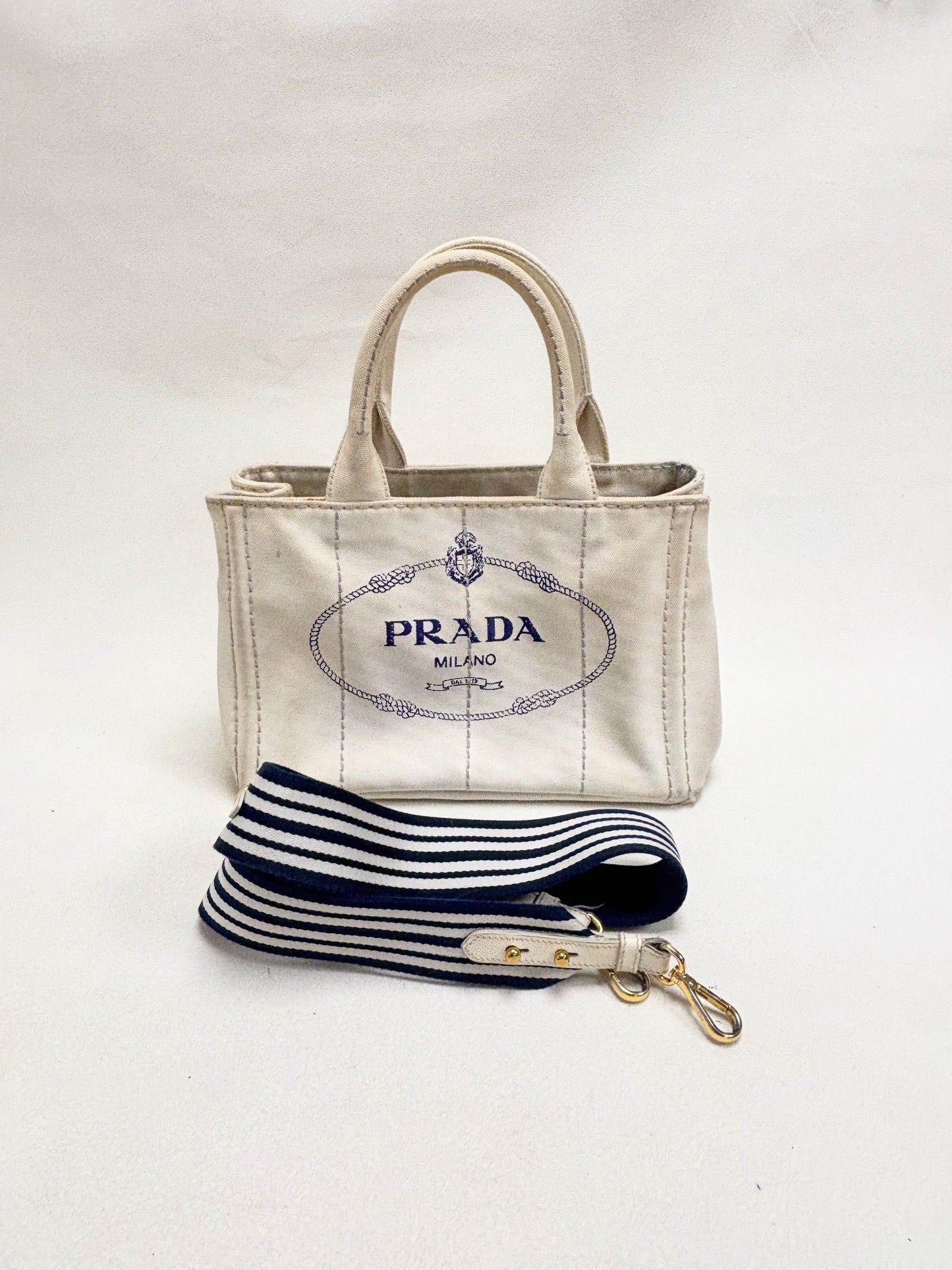 PRADA Sac Canapa denim