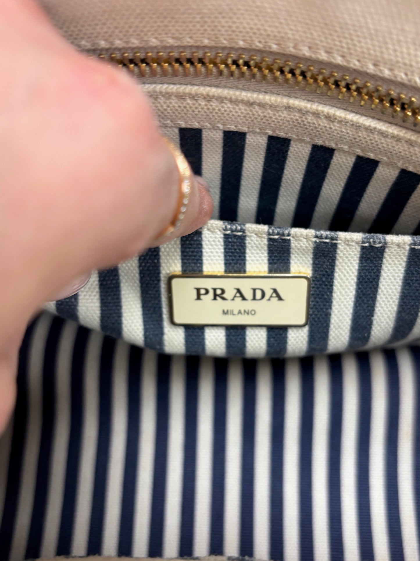 PRADA Sac Canapa denim