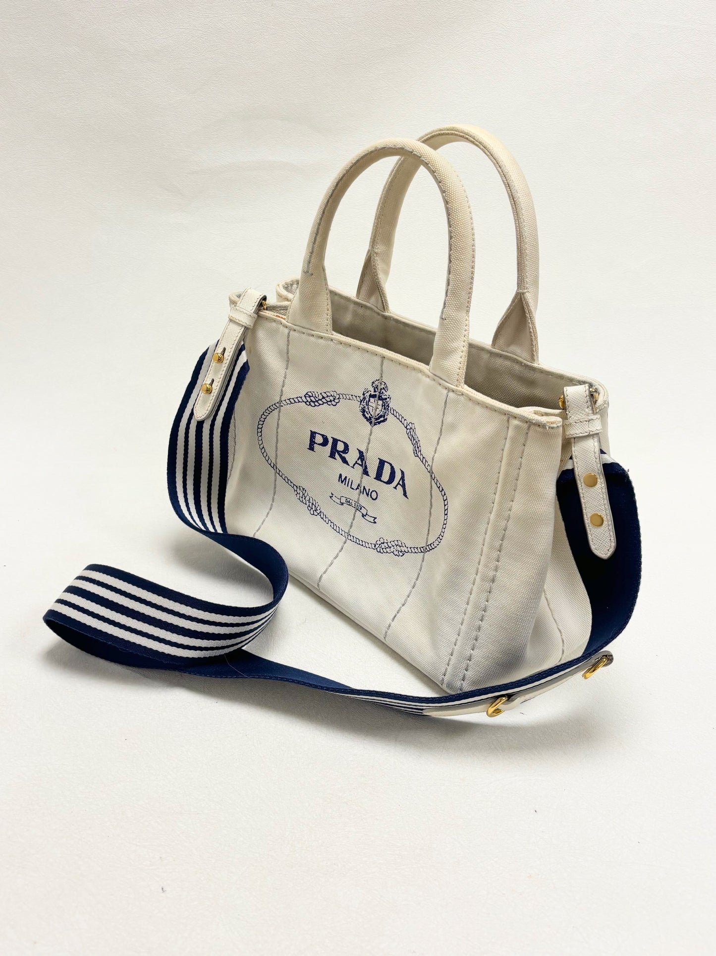 PRADA Sac Canapa denim