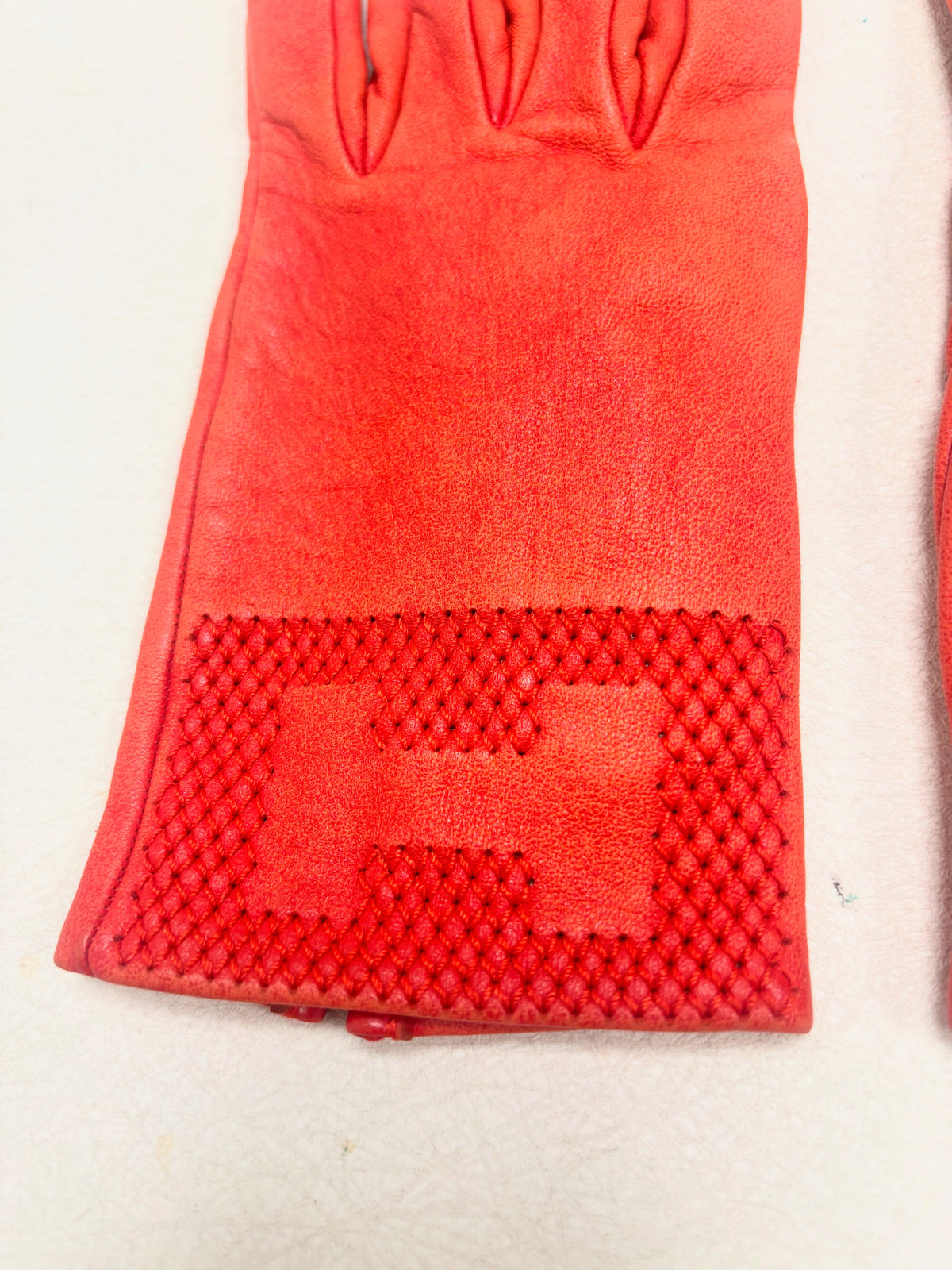 HERMÈS Gants en cuir