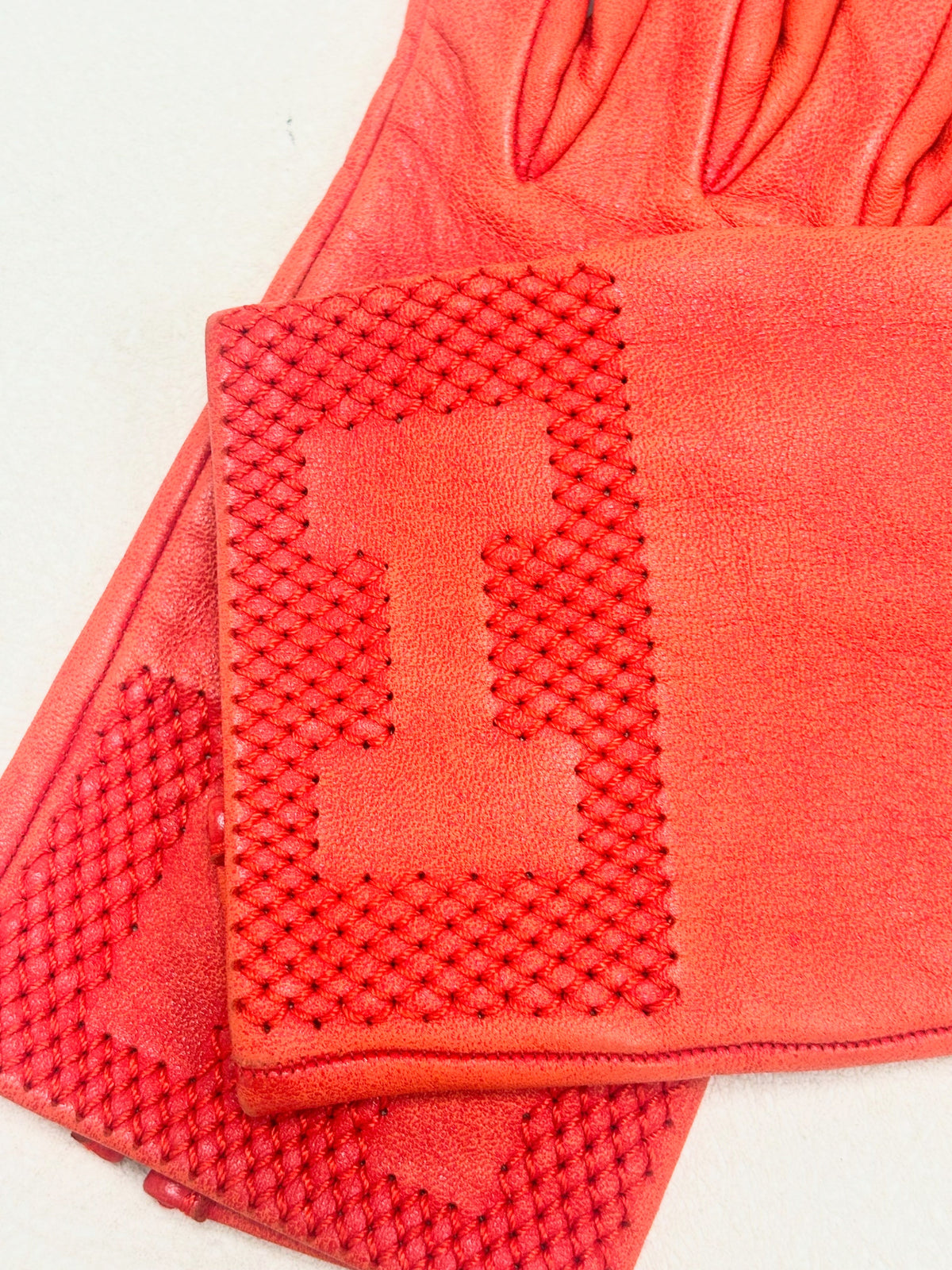 HERMÈS Gants en cuir