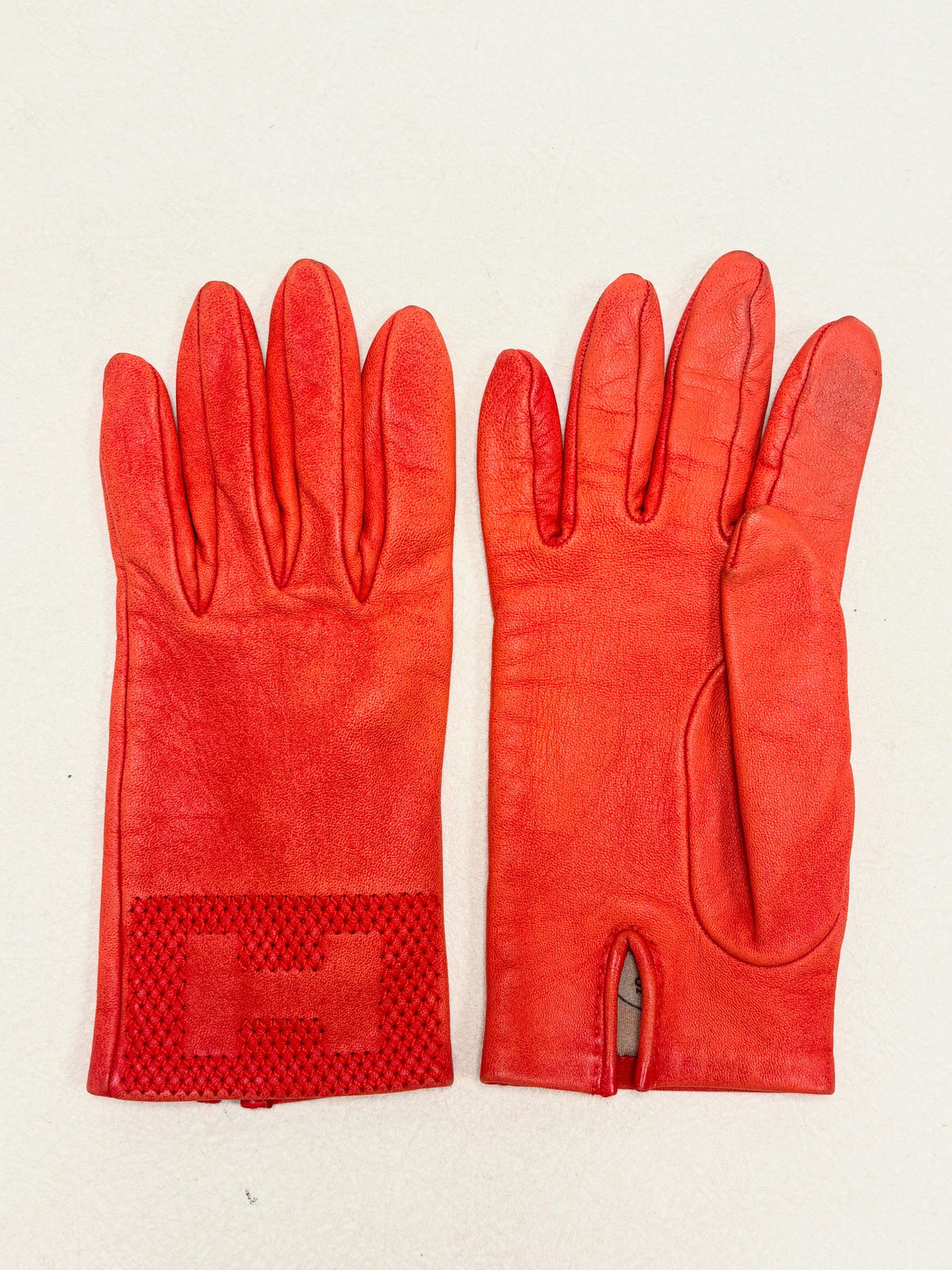 HERMÈS Gants en cuir