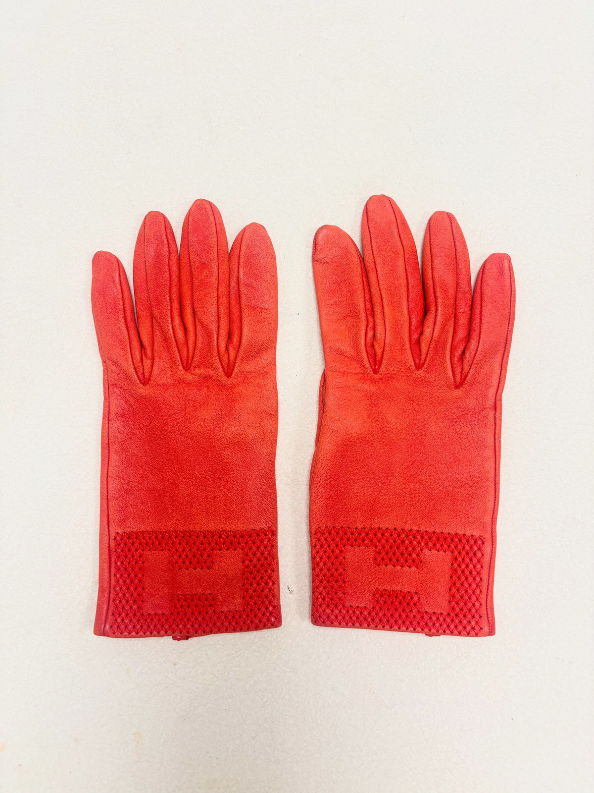 HERMÈS Gants en cuir