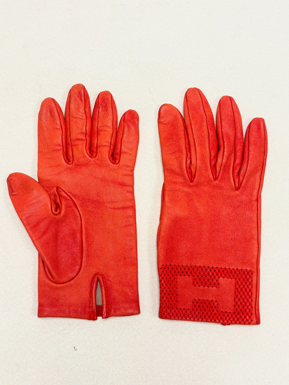 HERMÈS Gants en cuir