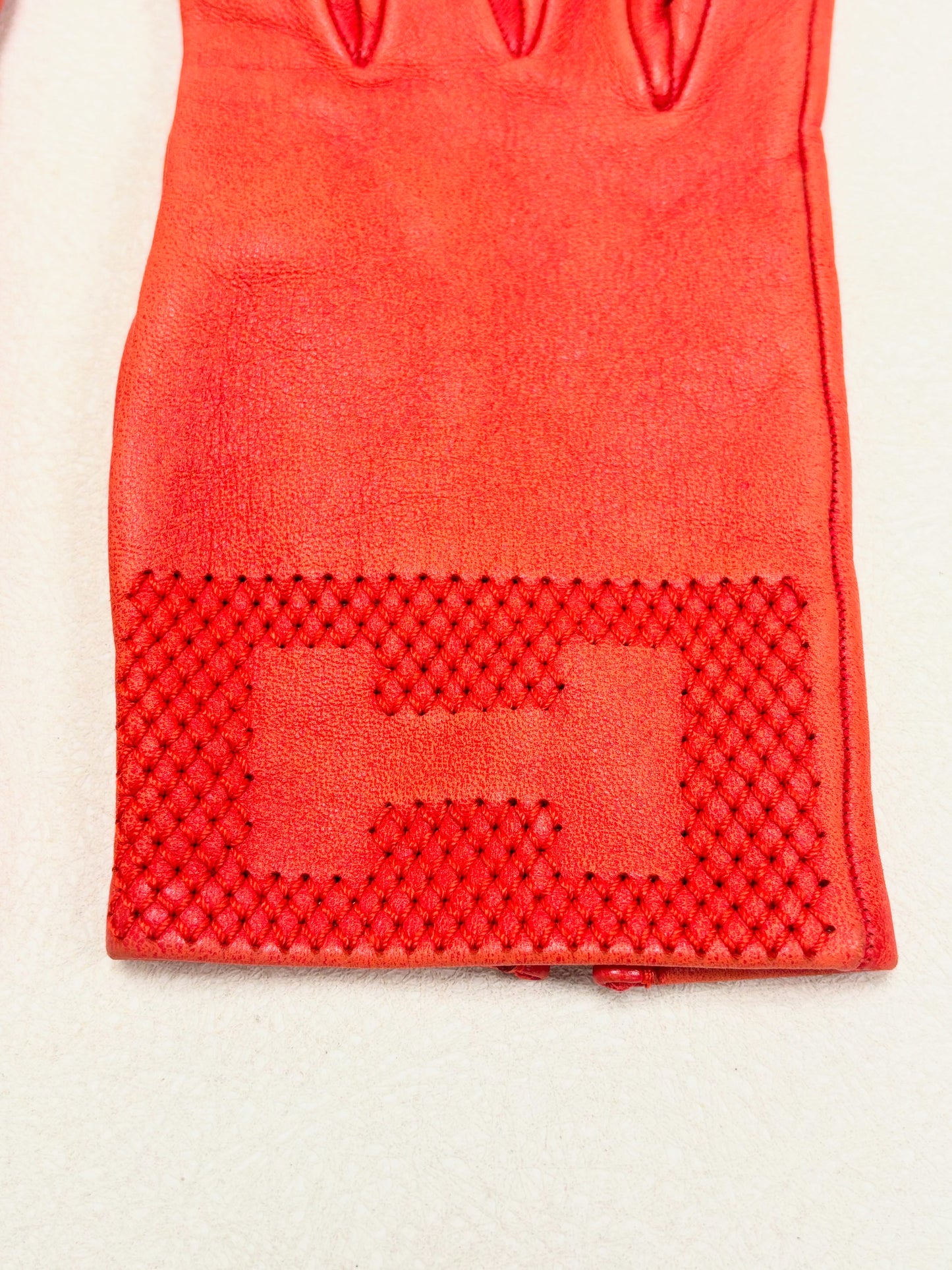 HERMÈS Gants en cuir