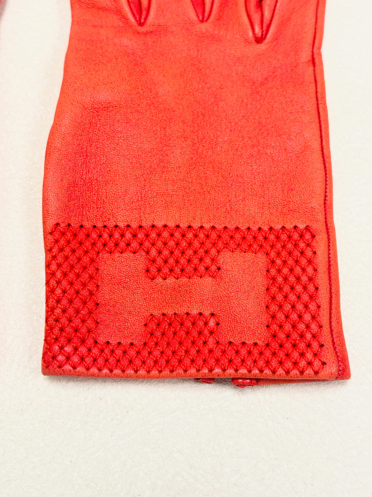 HERMÈS Gants en cuir