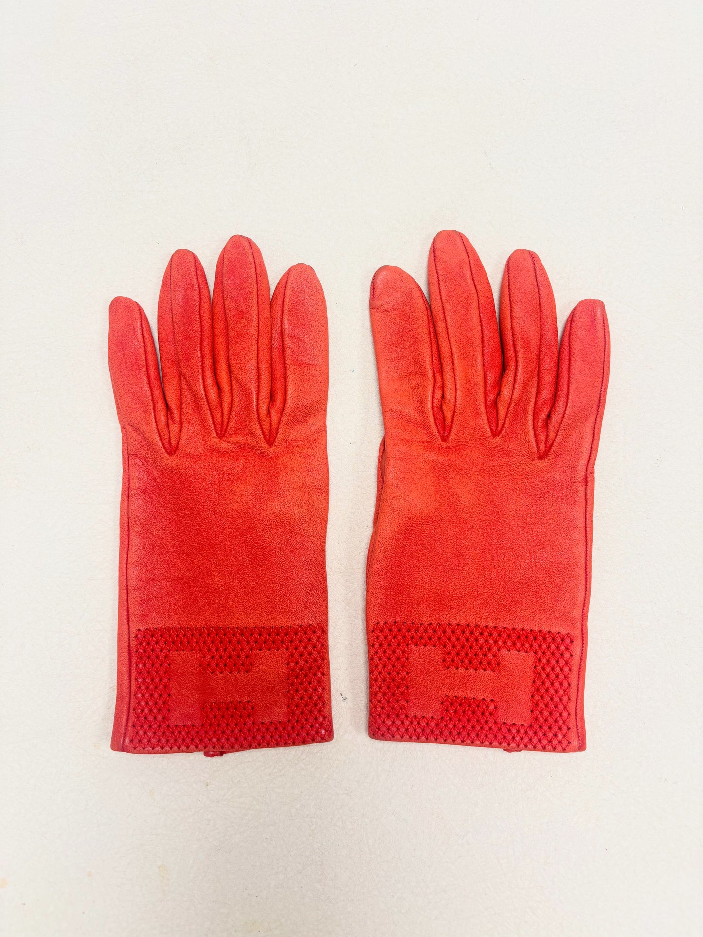 HERMÈS Gants en cuir