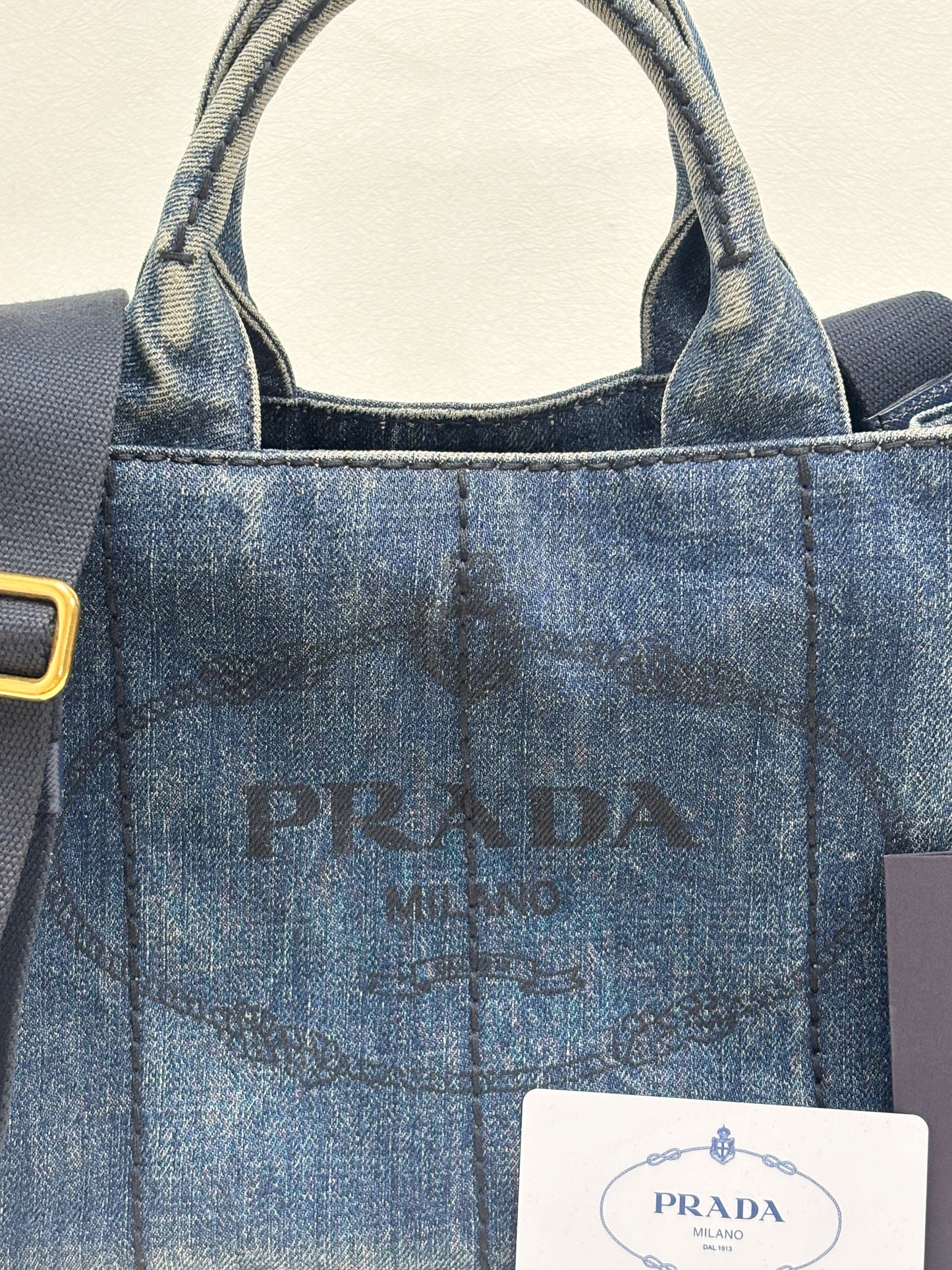 PRADA Sac cabas denim
