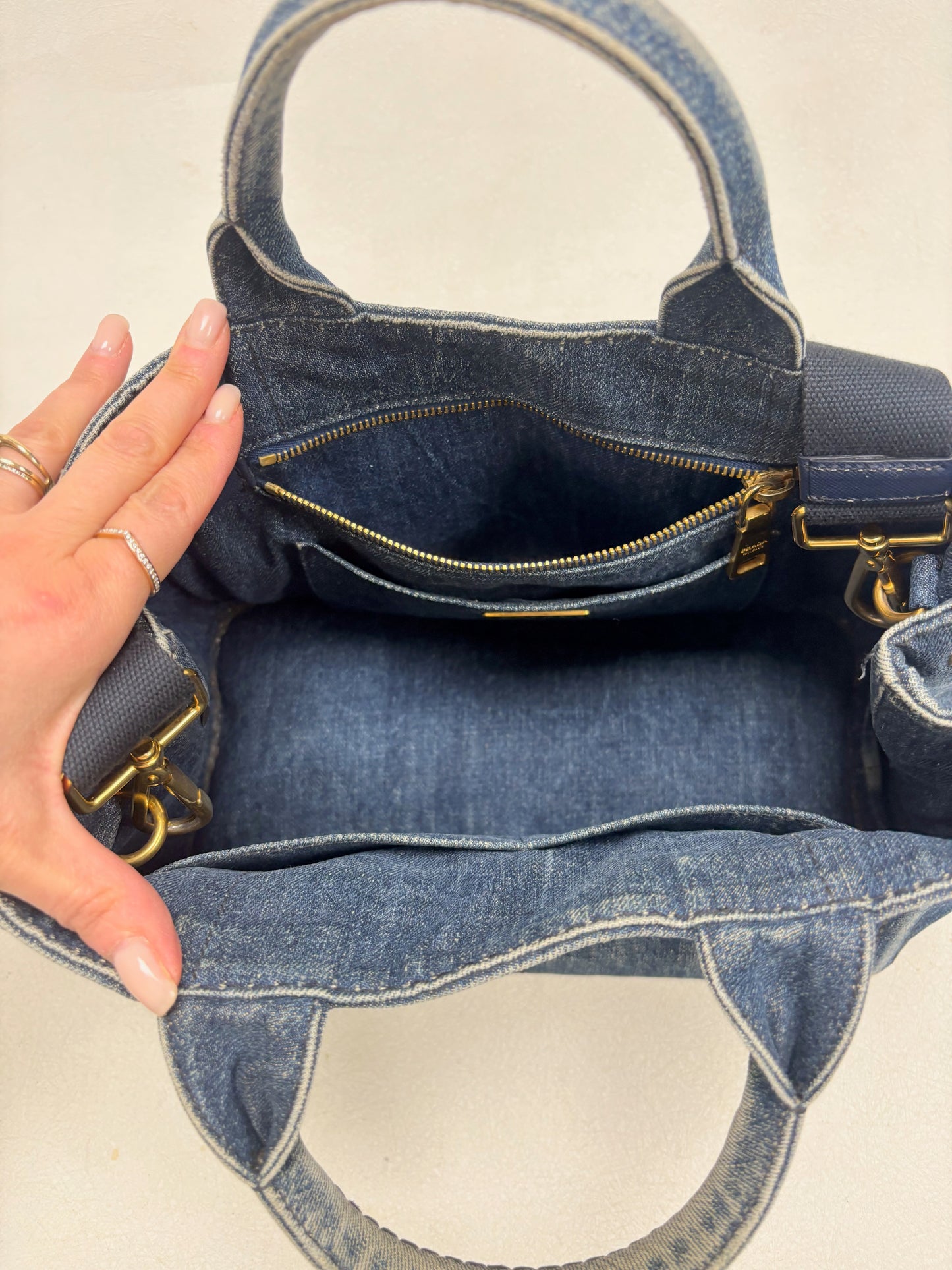 PRADA Sac cabas denim