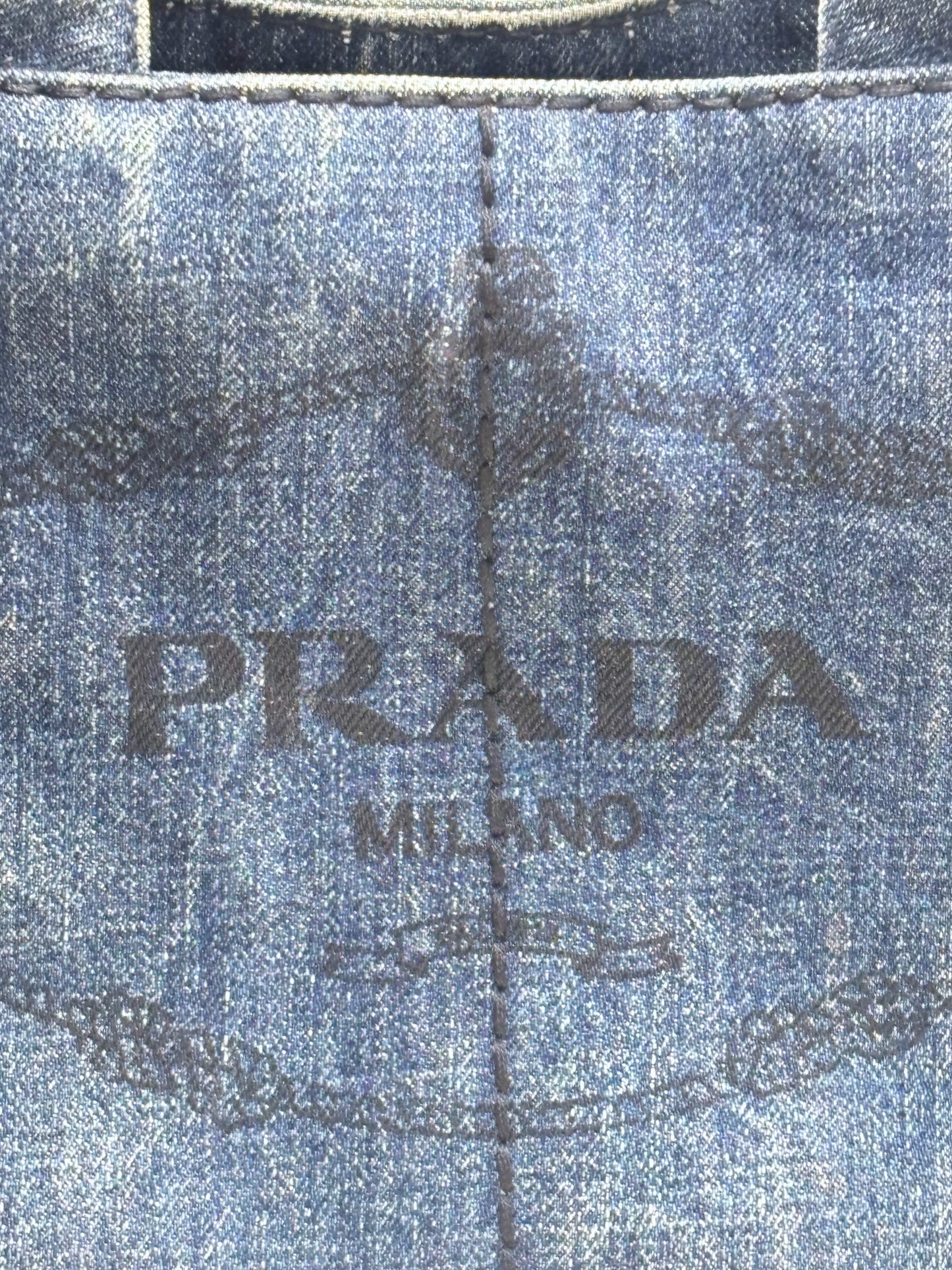 PRADA Sac cabas denim
