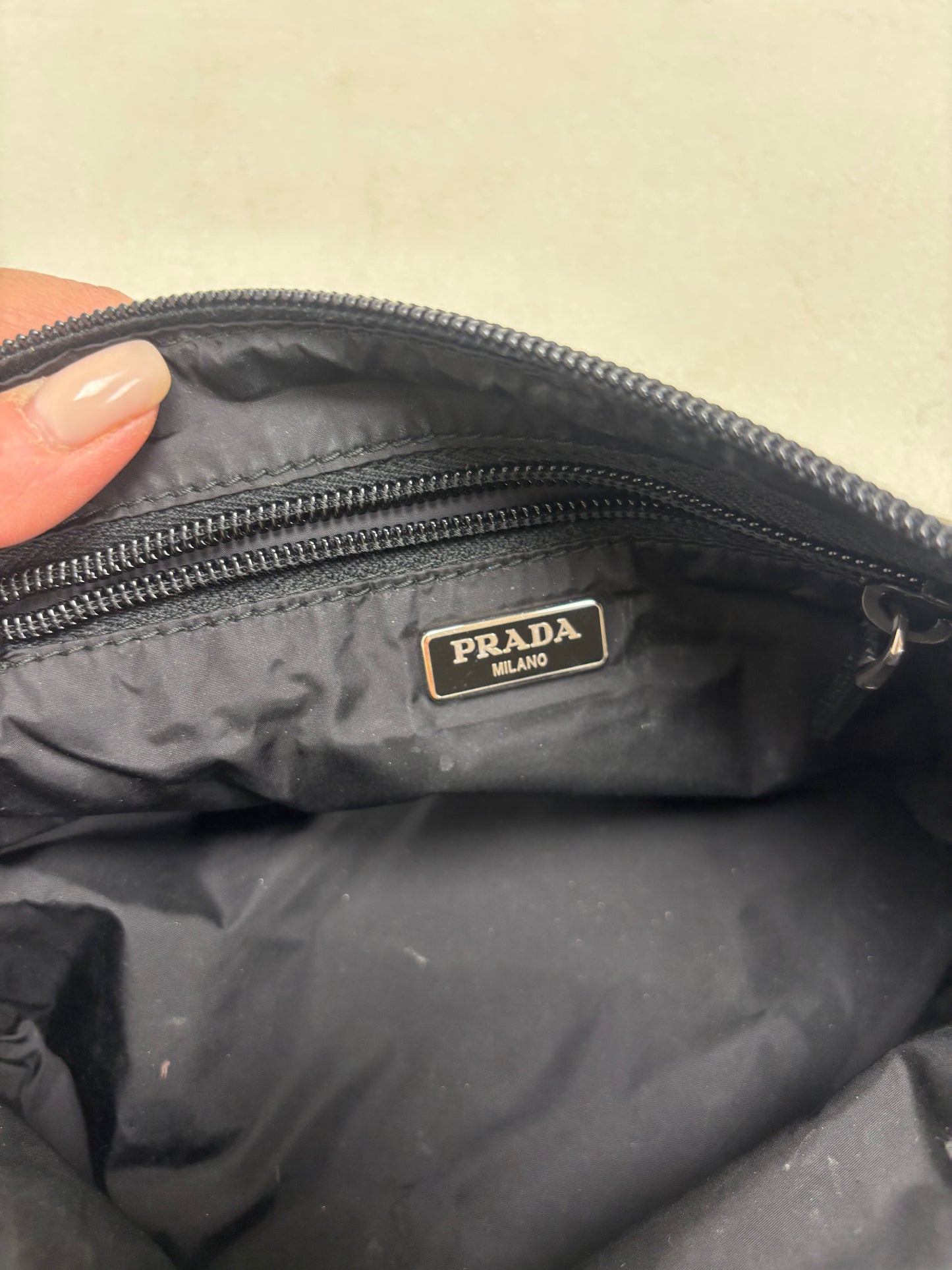 PRADA Trousse Nylon Léopard
