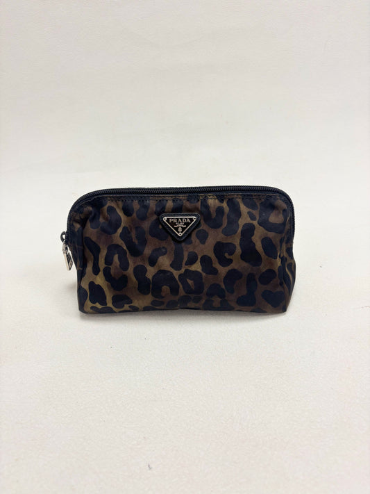 PRADA Trousse Nylon Léopard