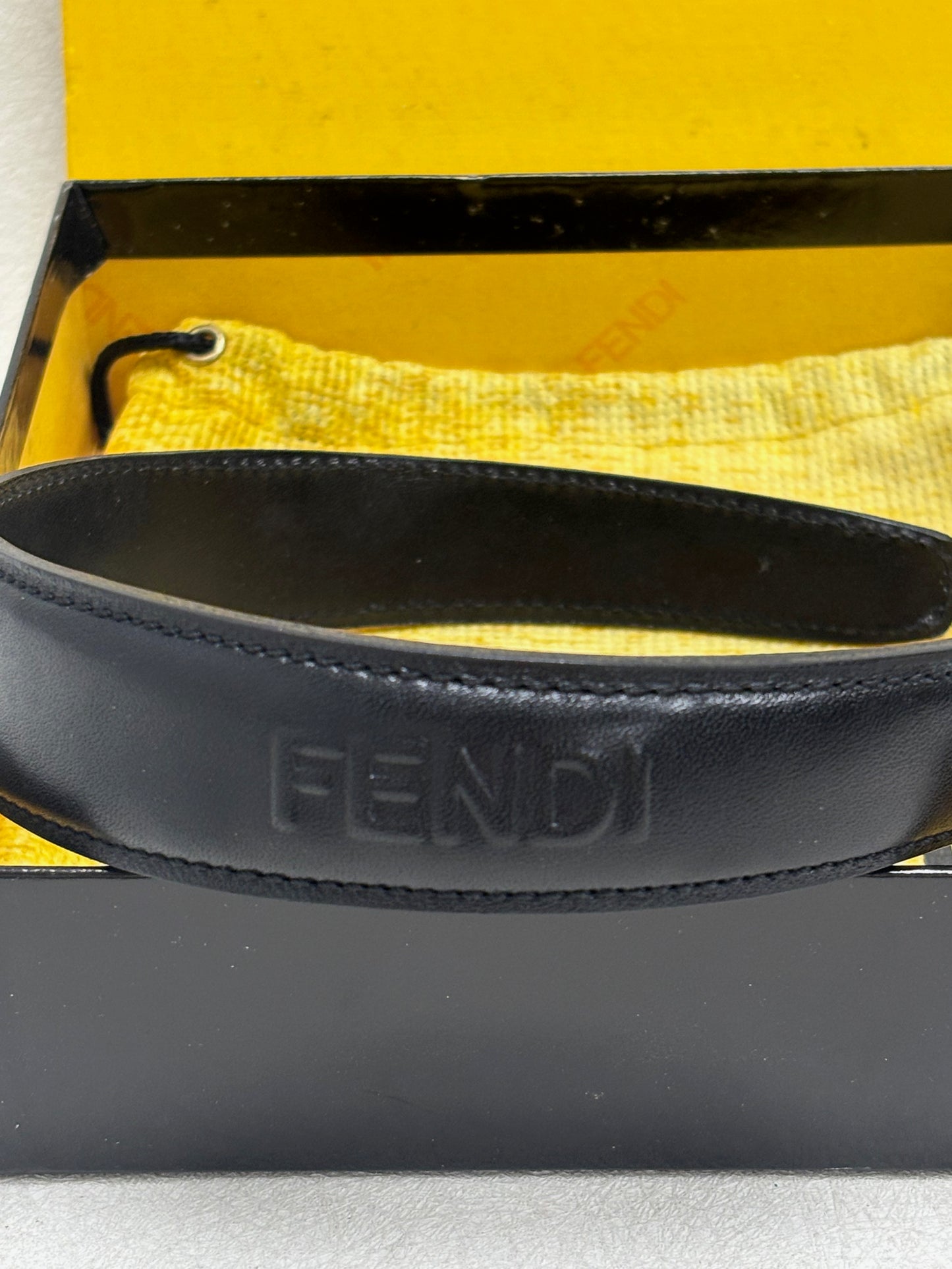 FENDI Serre-tête cuir