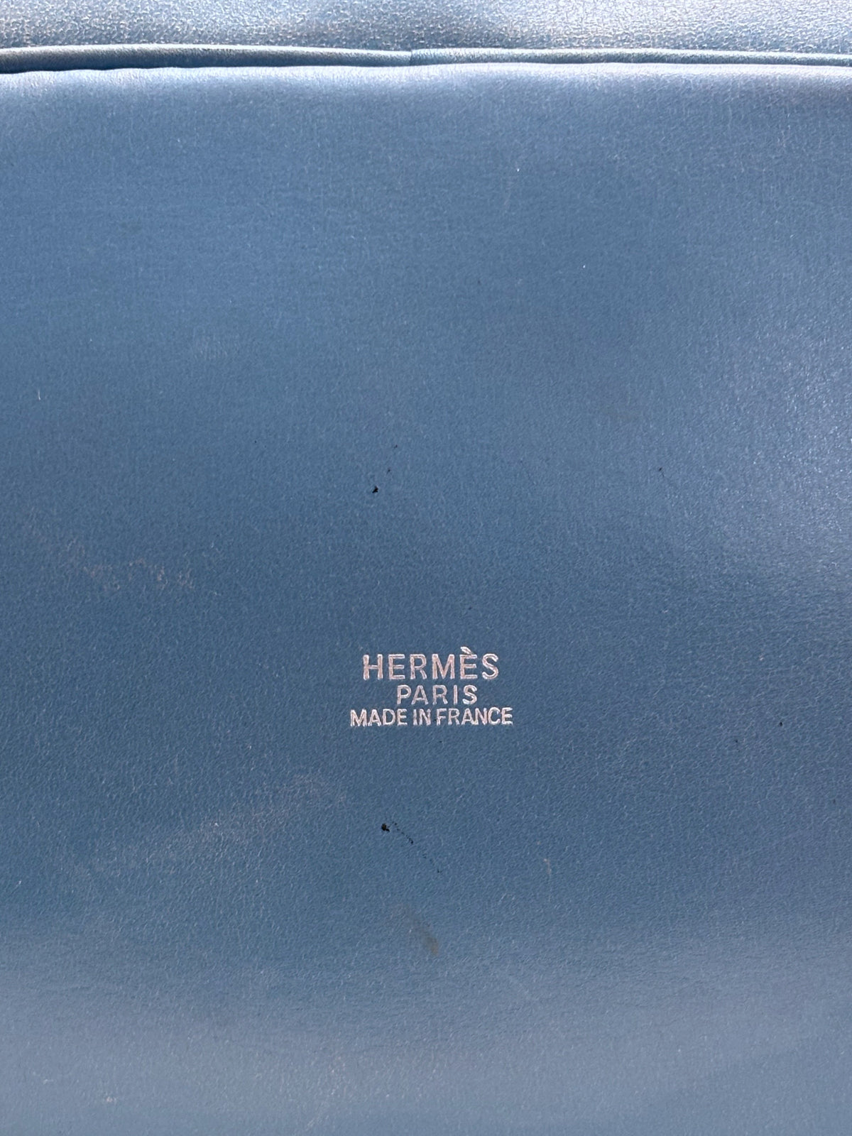 HERMÈS Sac Market Toile et Cuir