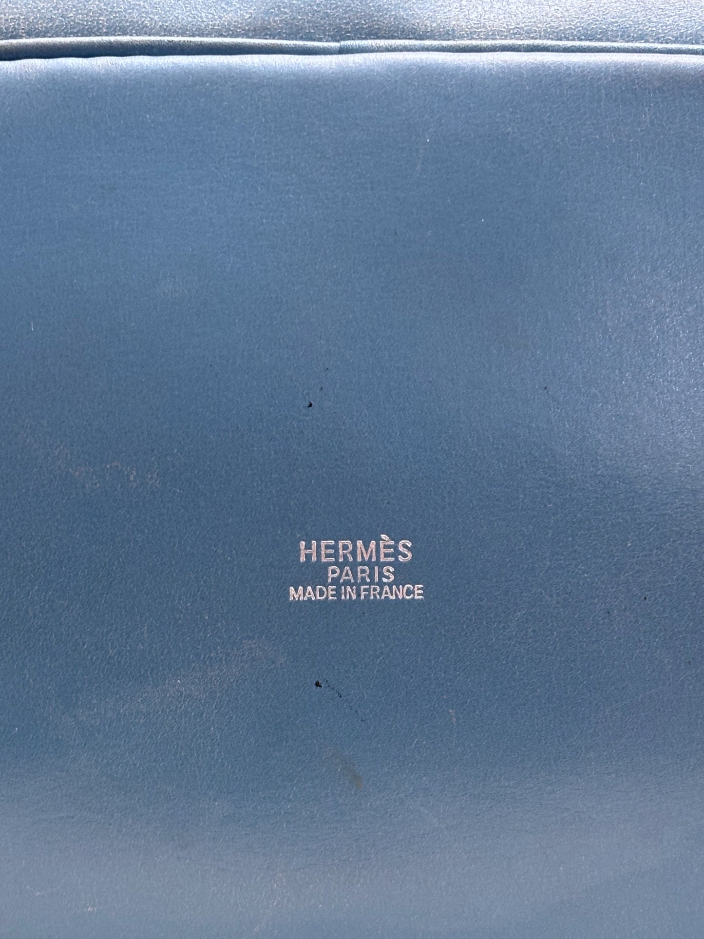 HERMÈS Sac Market Toile et Cuir