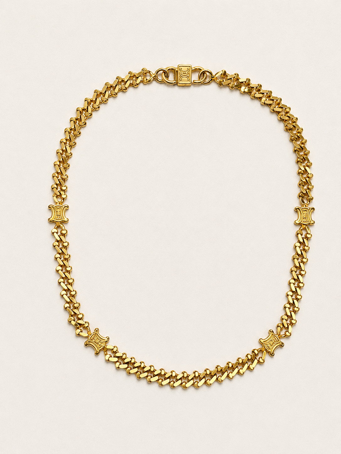 CÉLINE Collier Gourmette Triomphe