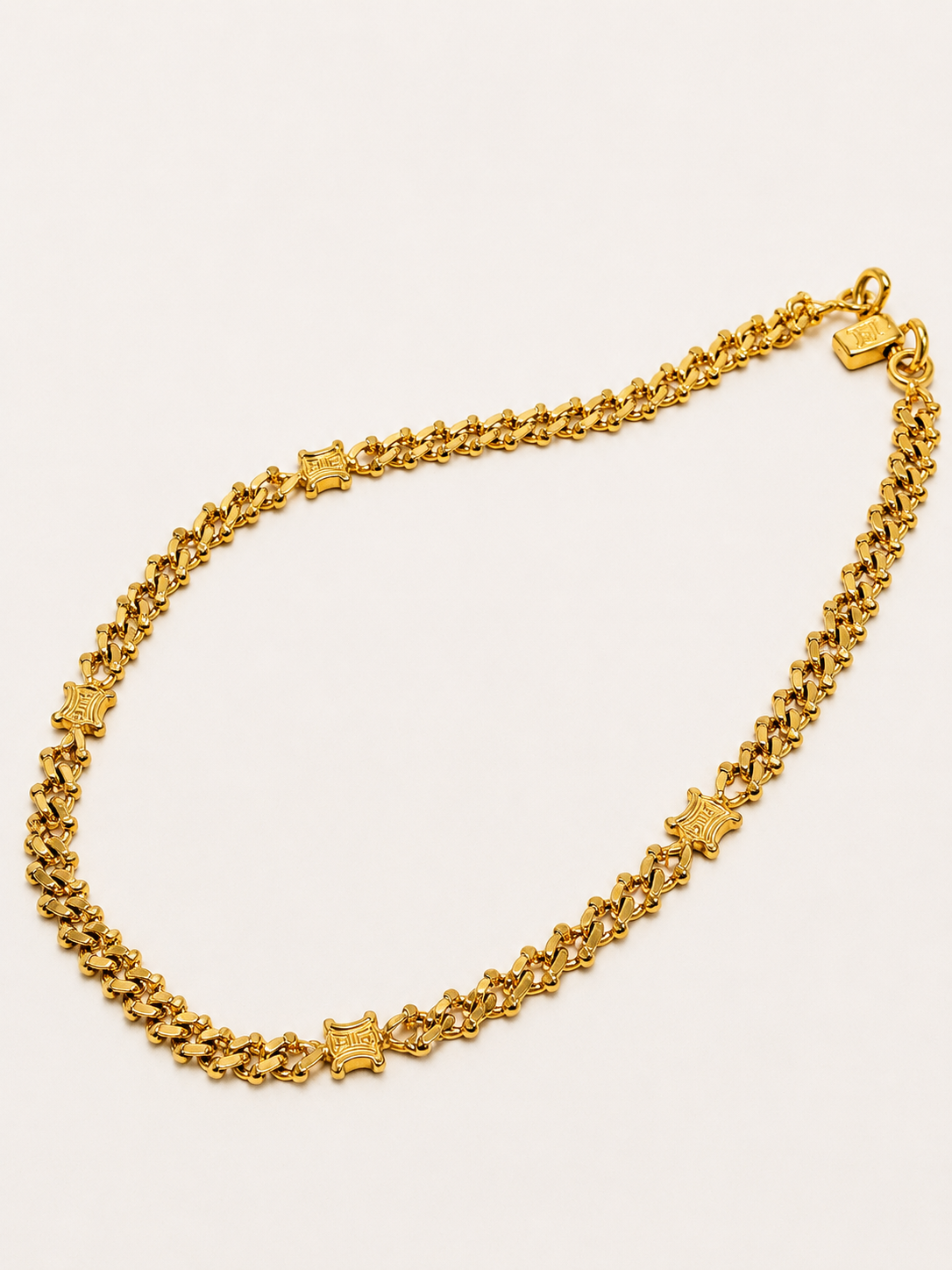 CÉLINE Collier Gourmette Triomphe