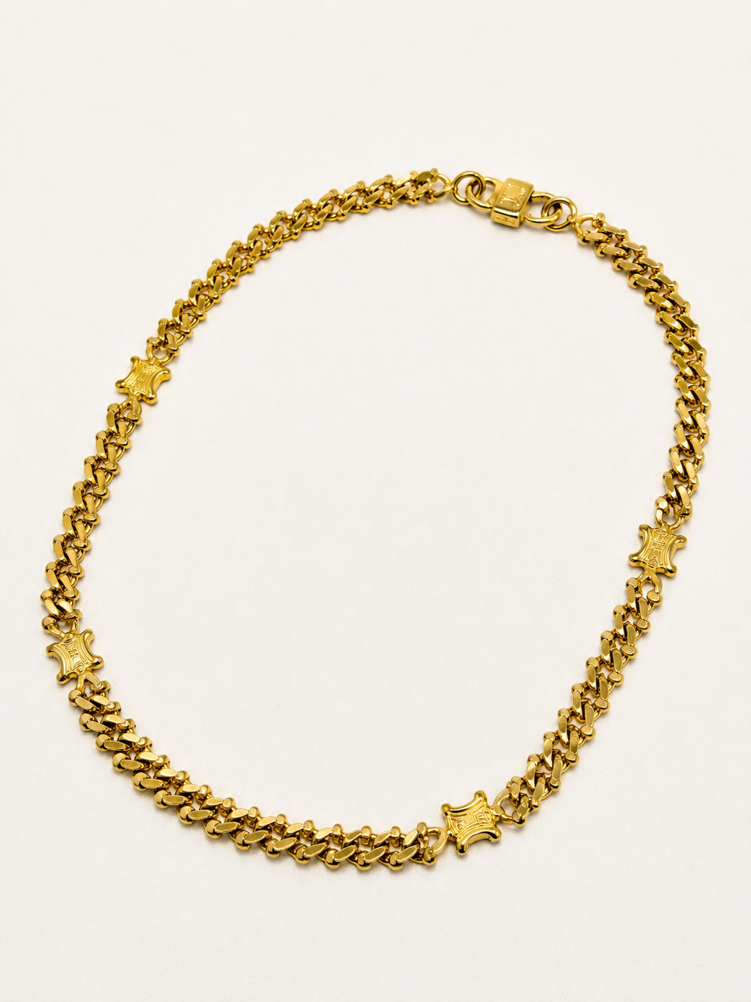 CÉLINE Collier Gourmette Triomphe