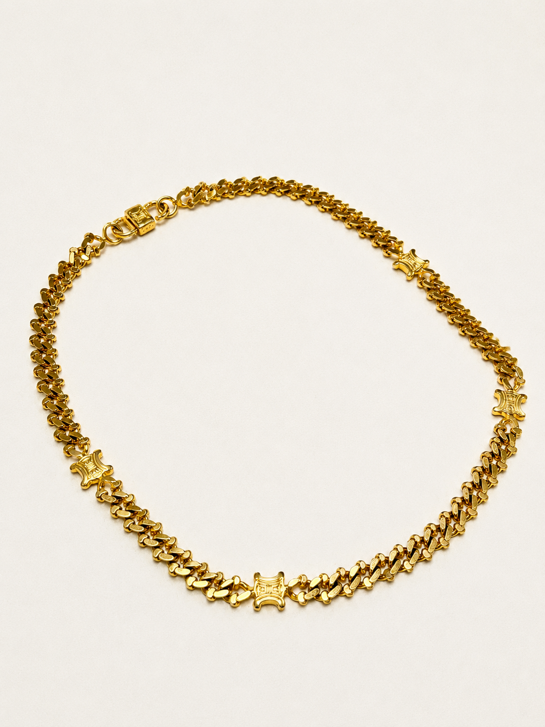 CÉLINE Collier Gourmette Triomphe