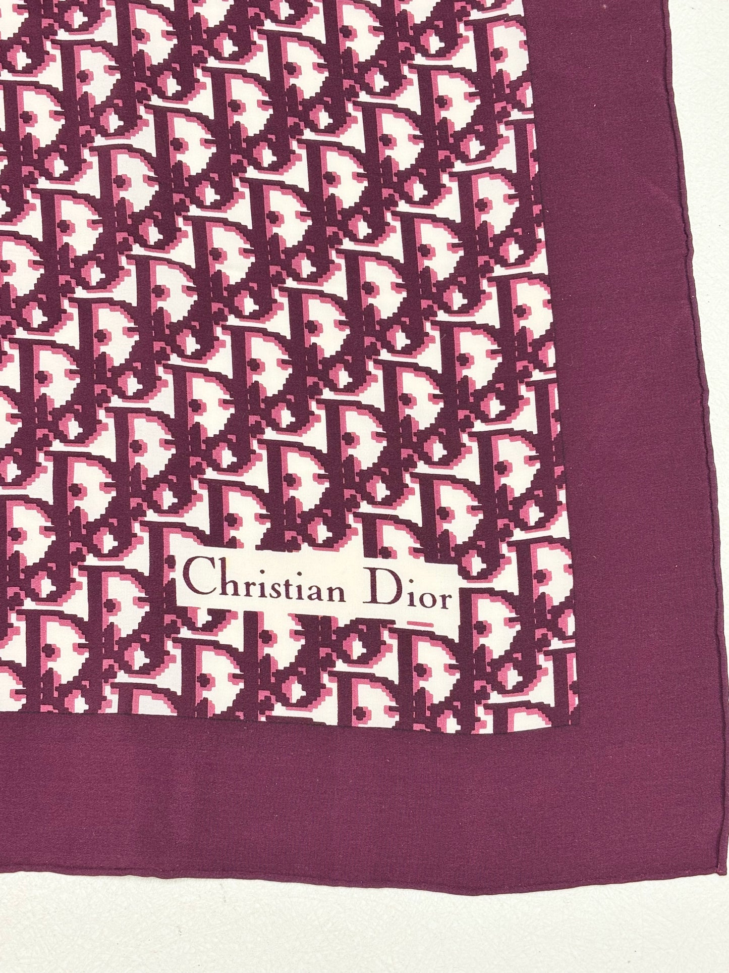 DIOR Carré Oblique en soie