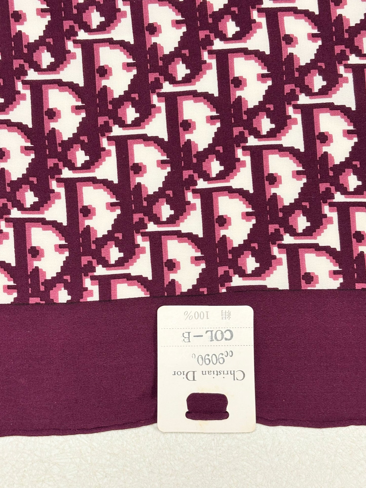 DIOR Carré Oblique en soie